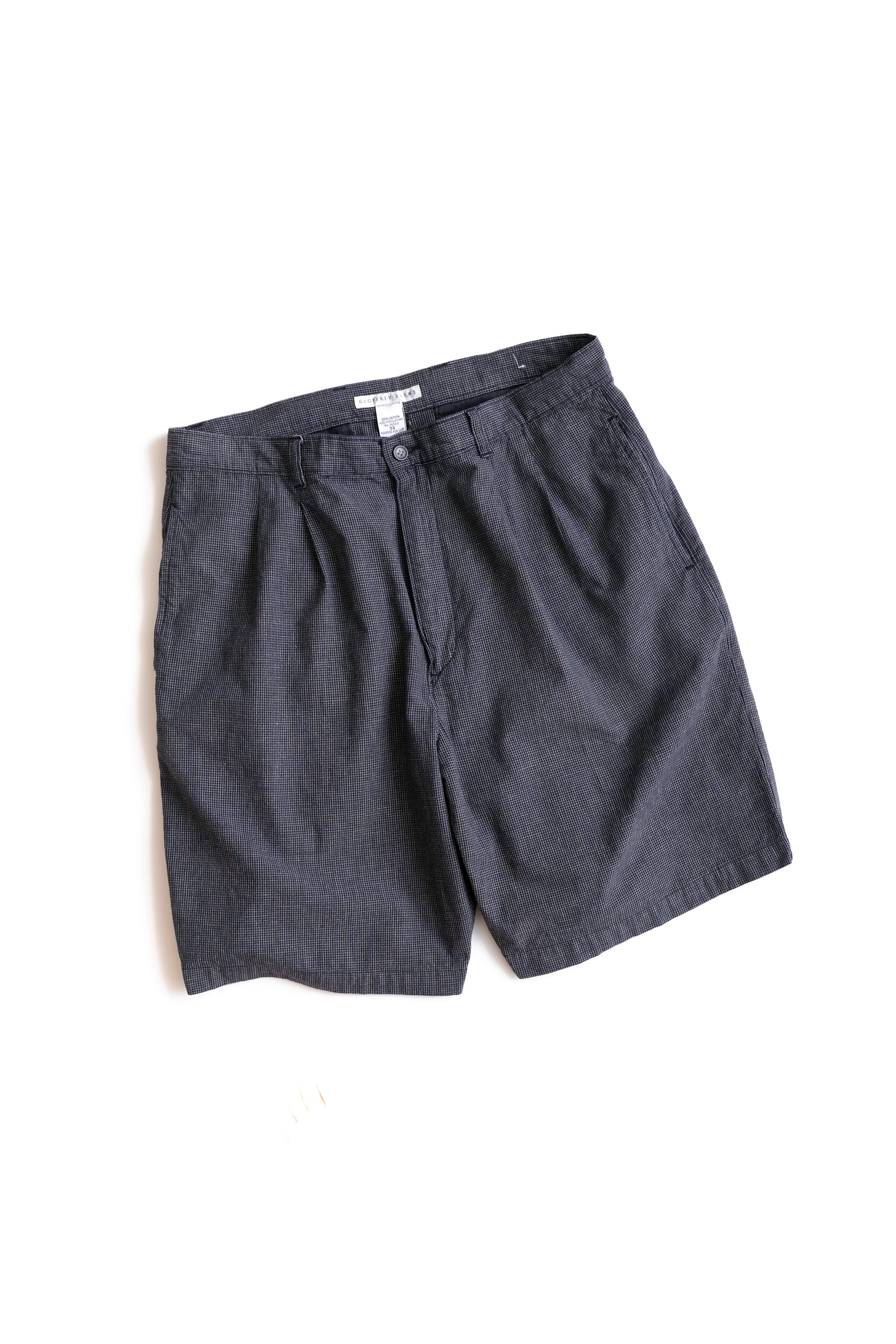 90~00S GEOFFREY BEENE CHCK SHORTS