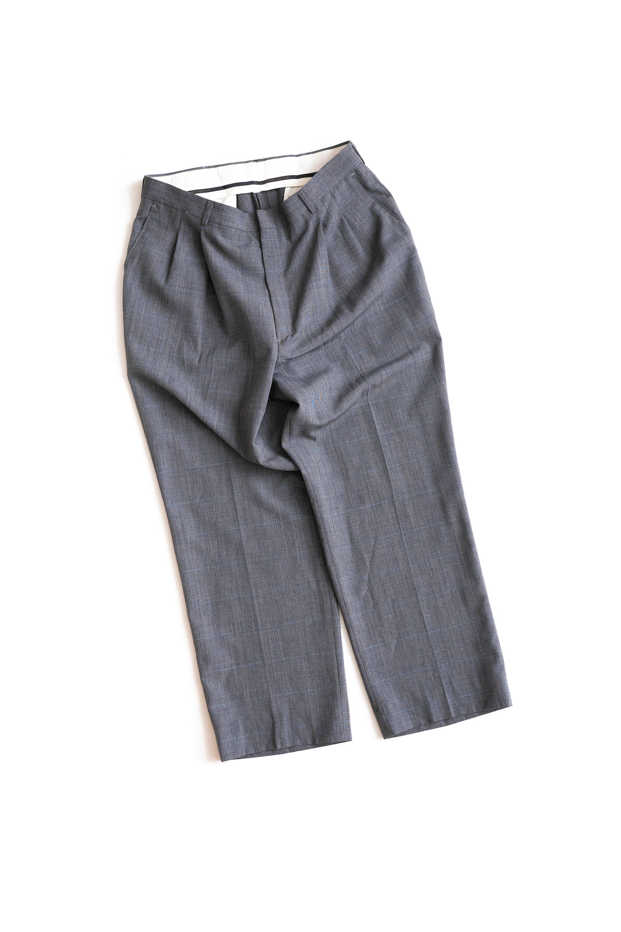 90S MADE IN USA HAGGAR CHECKED SLACKS