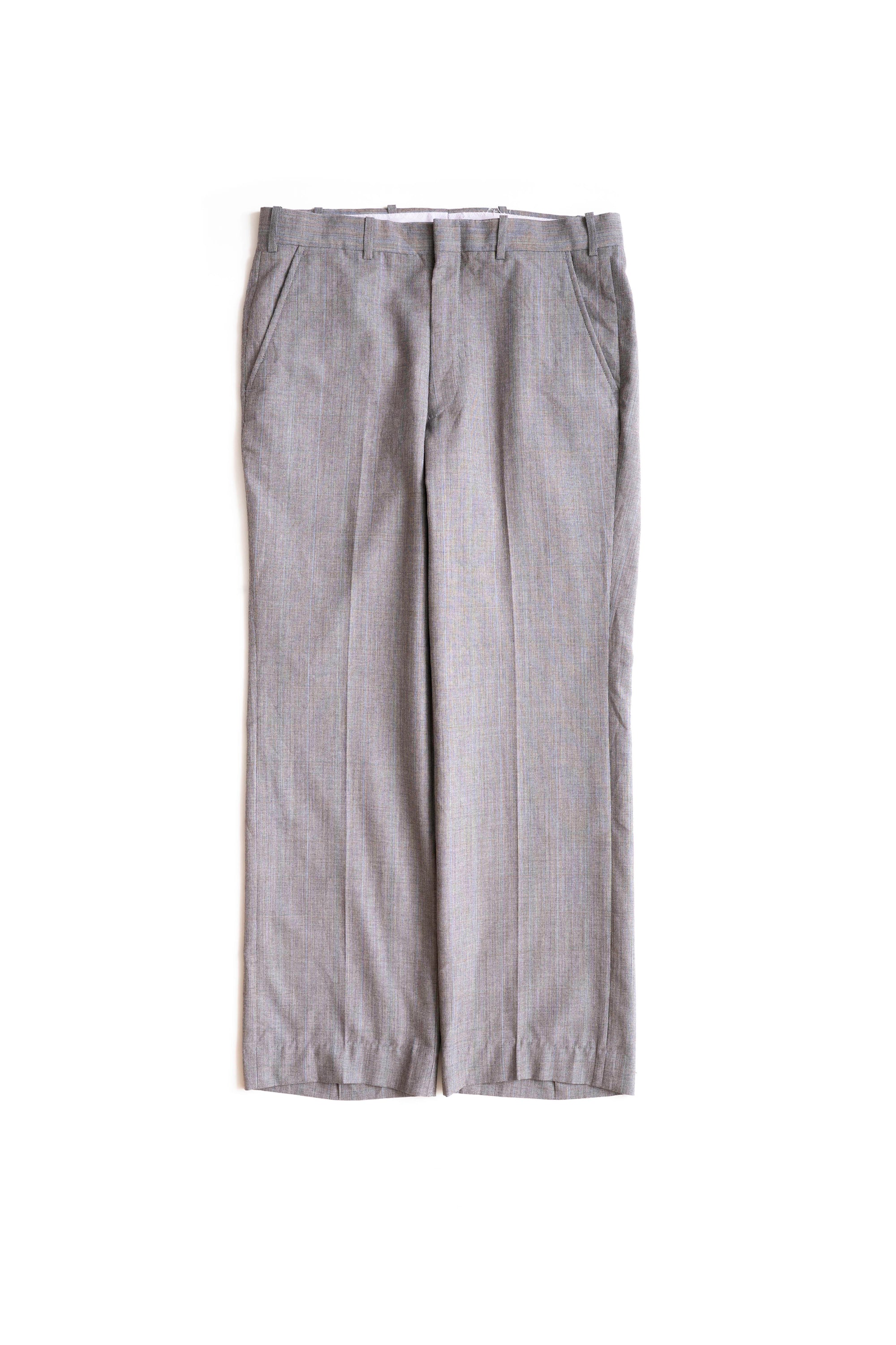80~90S UNKNOWN BRAND CHECKED SLACKS