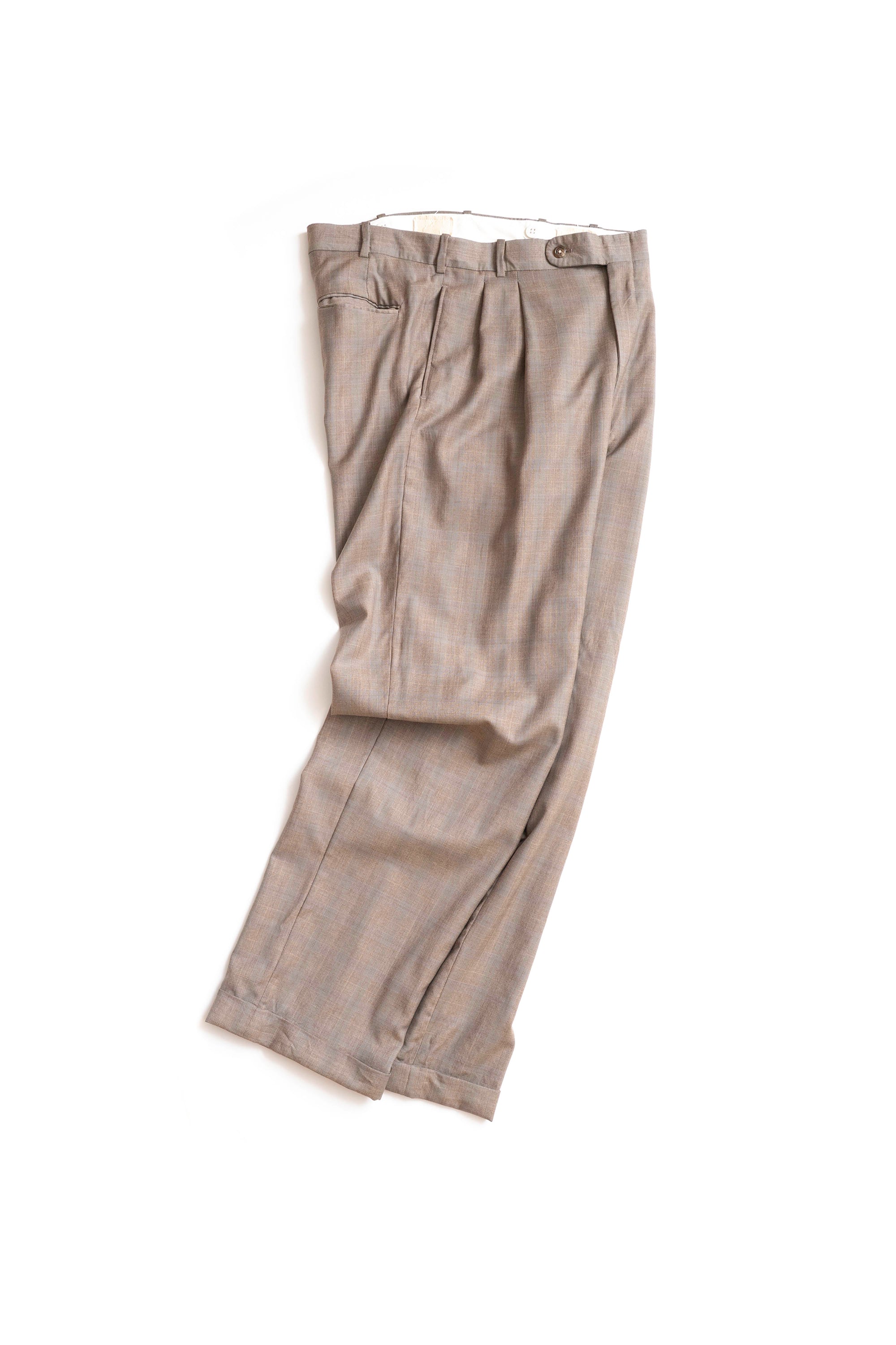 80S TOM JAMES CHECKED SLACKS