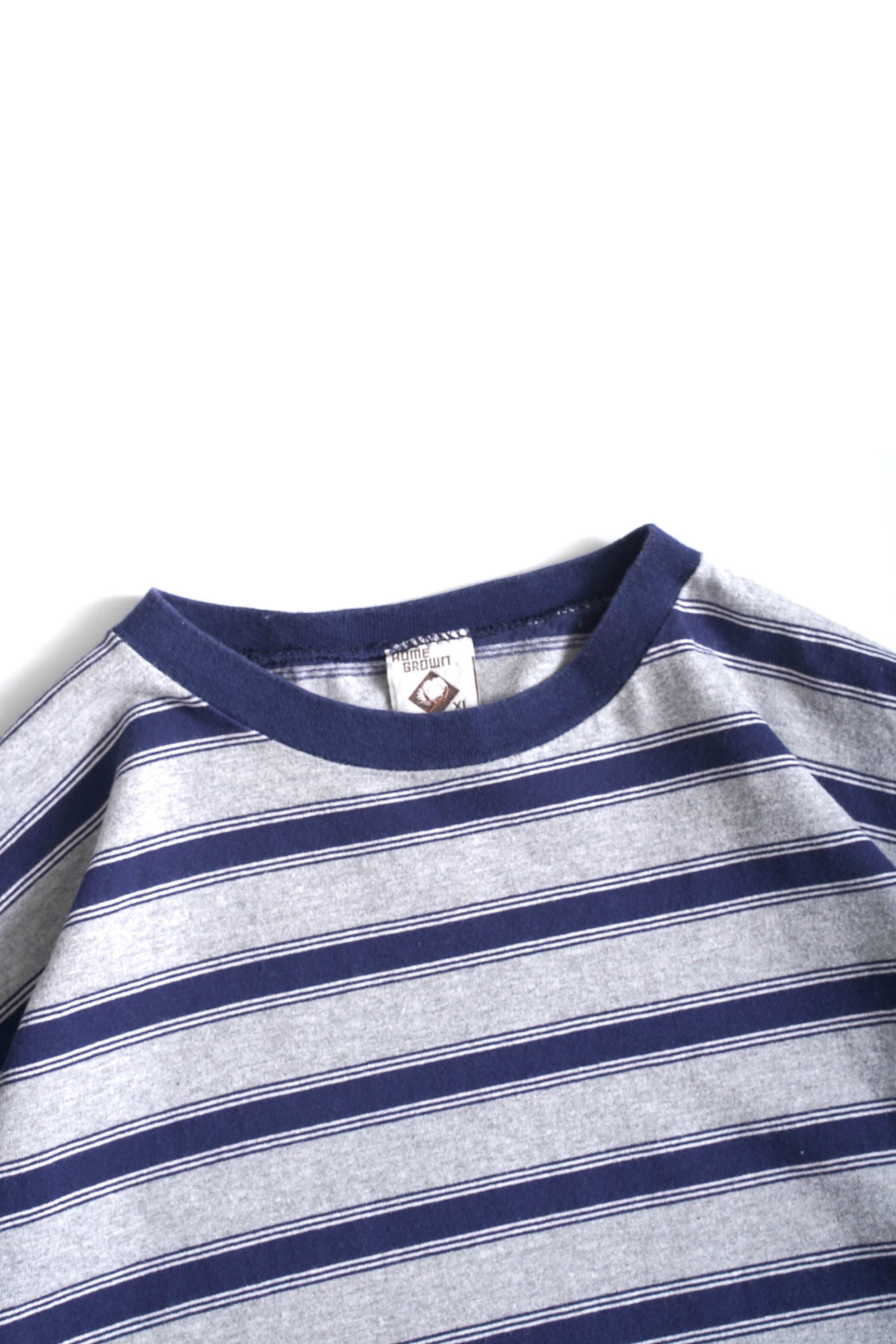 90S MADE IN USA HOME GROWN STRIPED T-SHIRT
