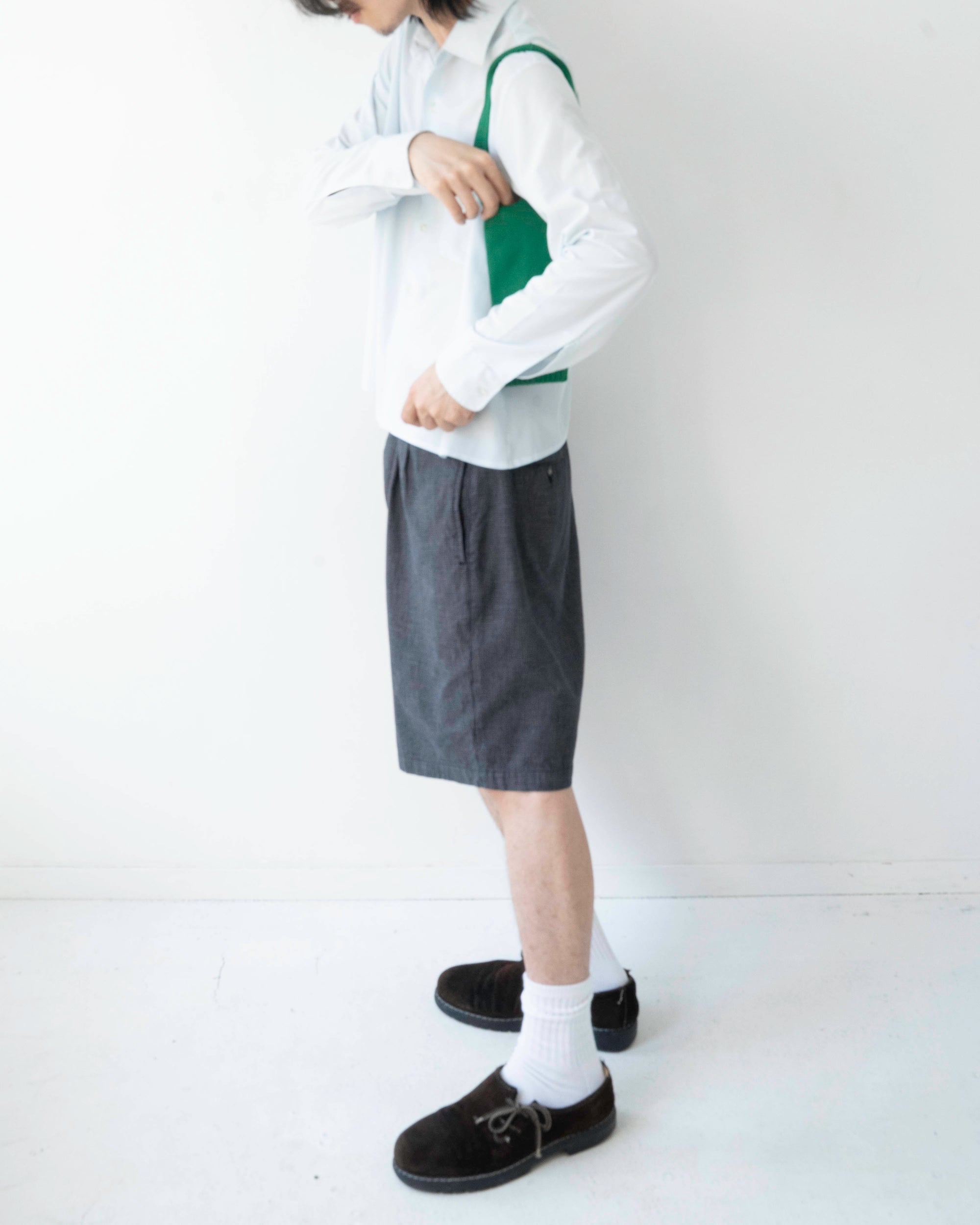 90~00S GEOFFREY BEENE CHCK SHORTS