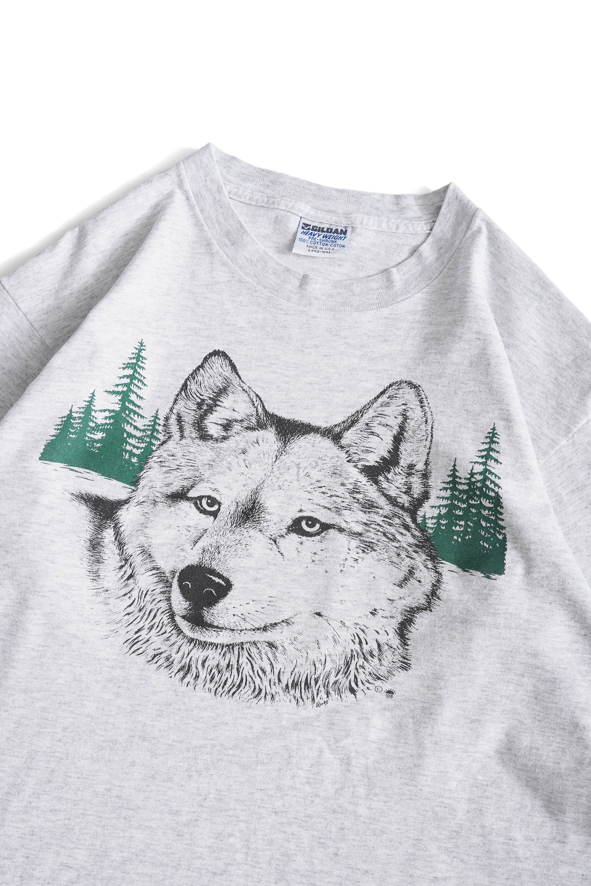 MADE IN USA WOLF T-SHIRT (GILDAN)