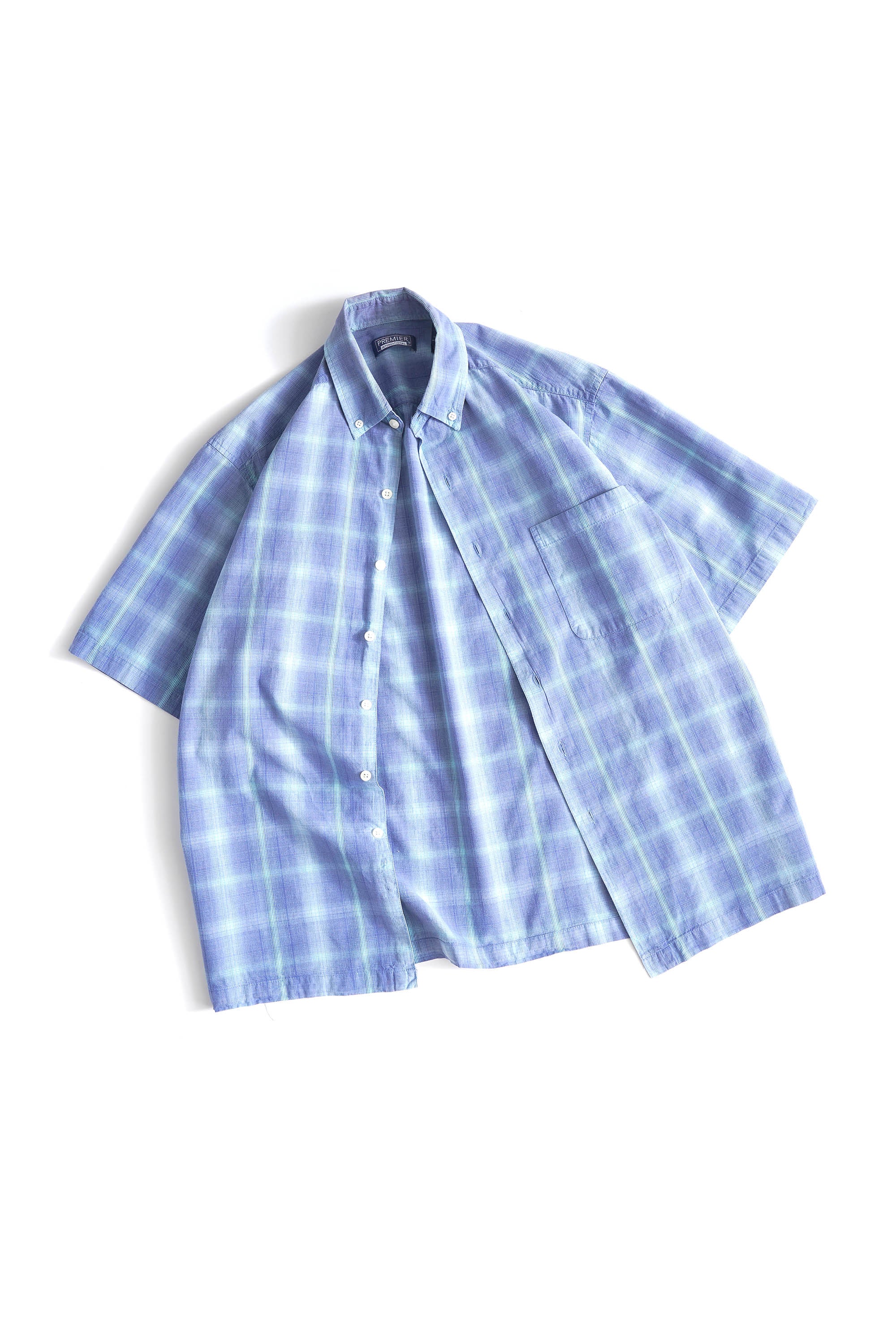 00S PREMIER INTERNATIONAL CHECKED BUTTON DOWN SHIRT