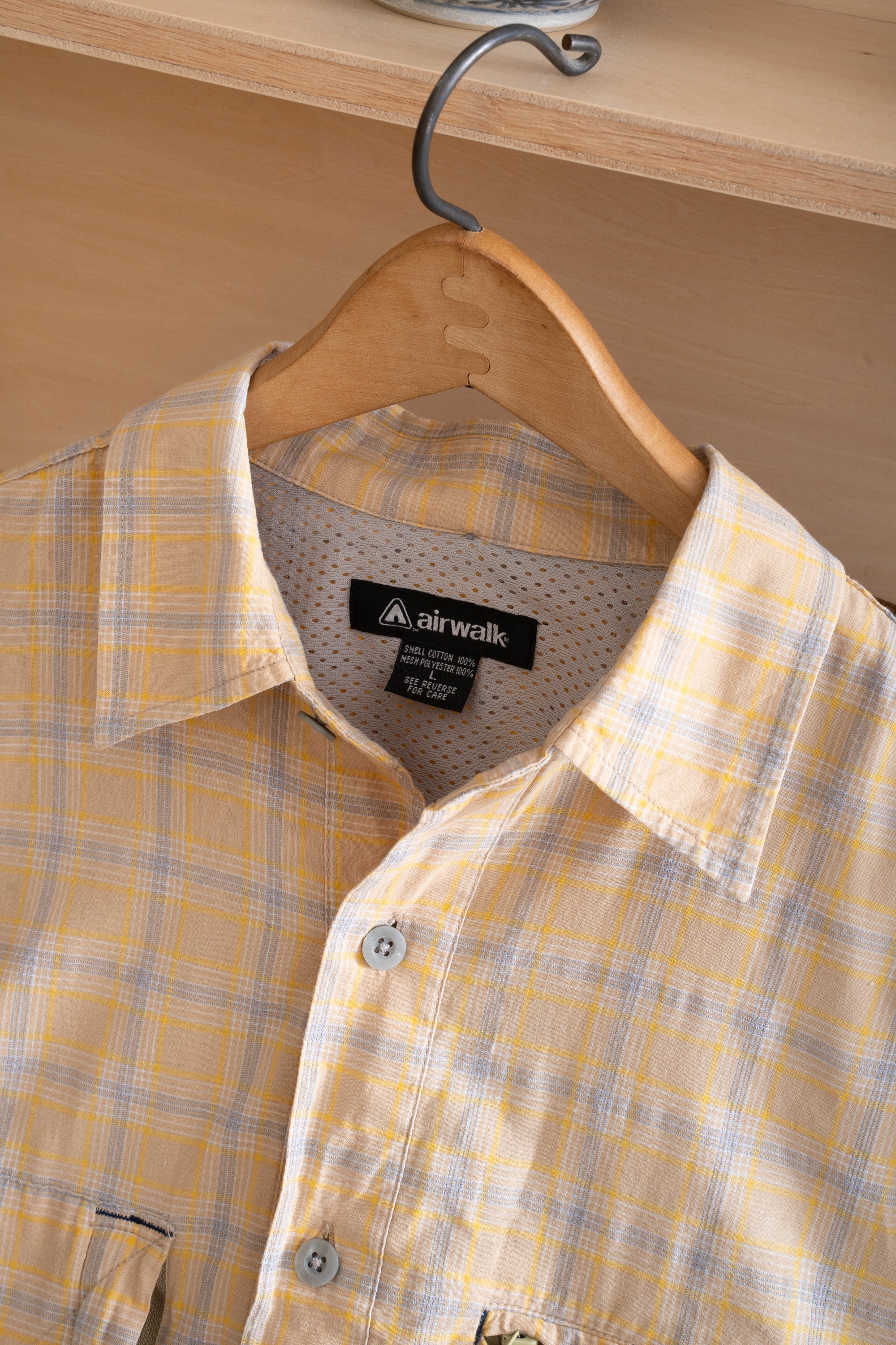 90~00S AIR WALK CHECK SHIRT