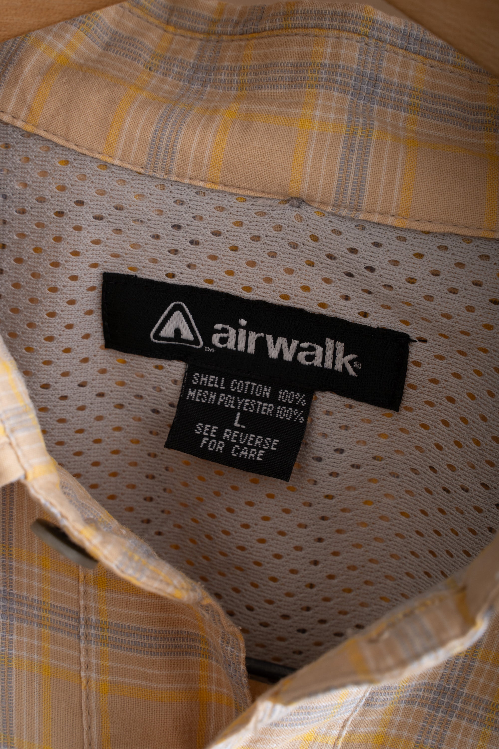 90~00S AIR WALK CHECK SHIRT
