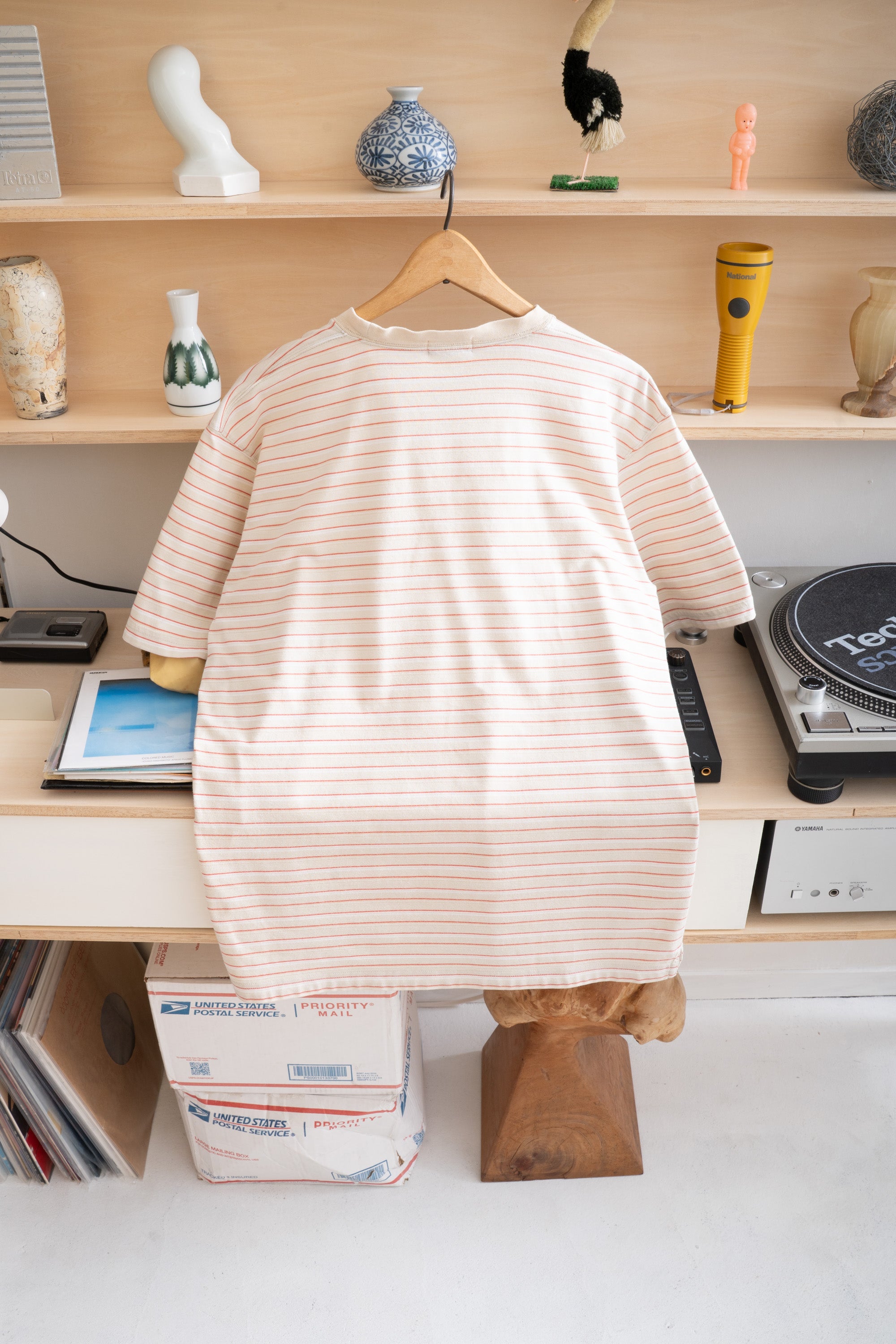 90~00S J.CREW STRIPED T-SHIRT