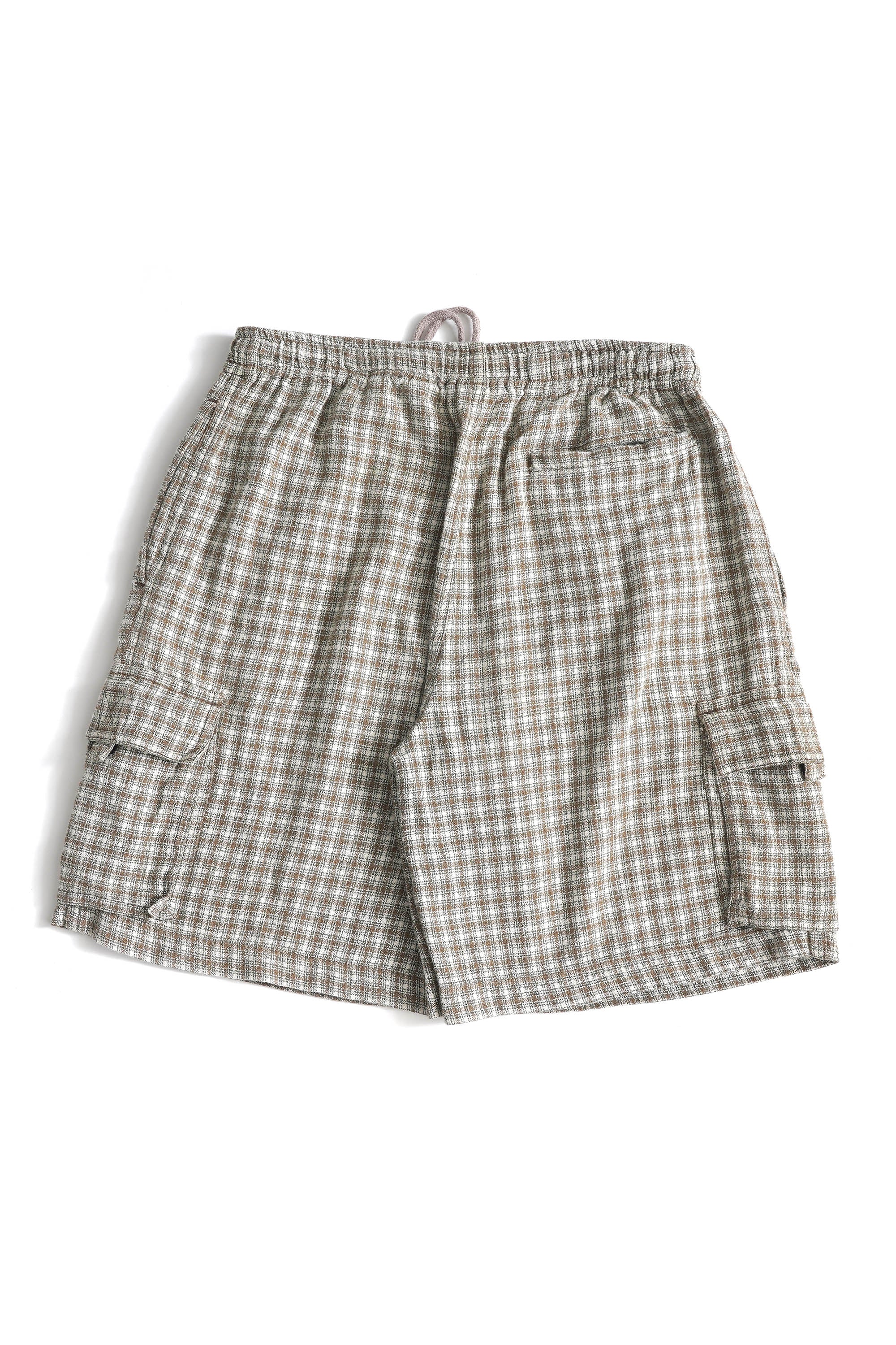 90S BLACK DIAMOND CHECKED EASY CARGO SHORTS