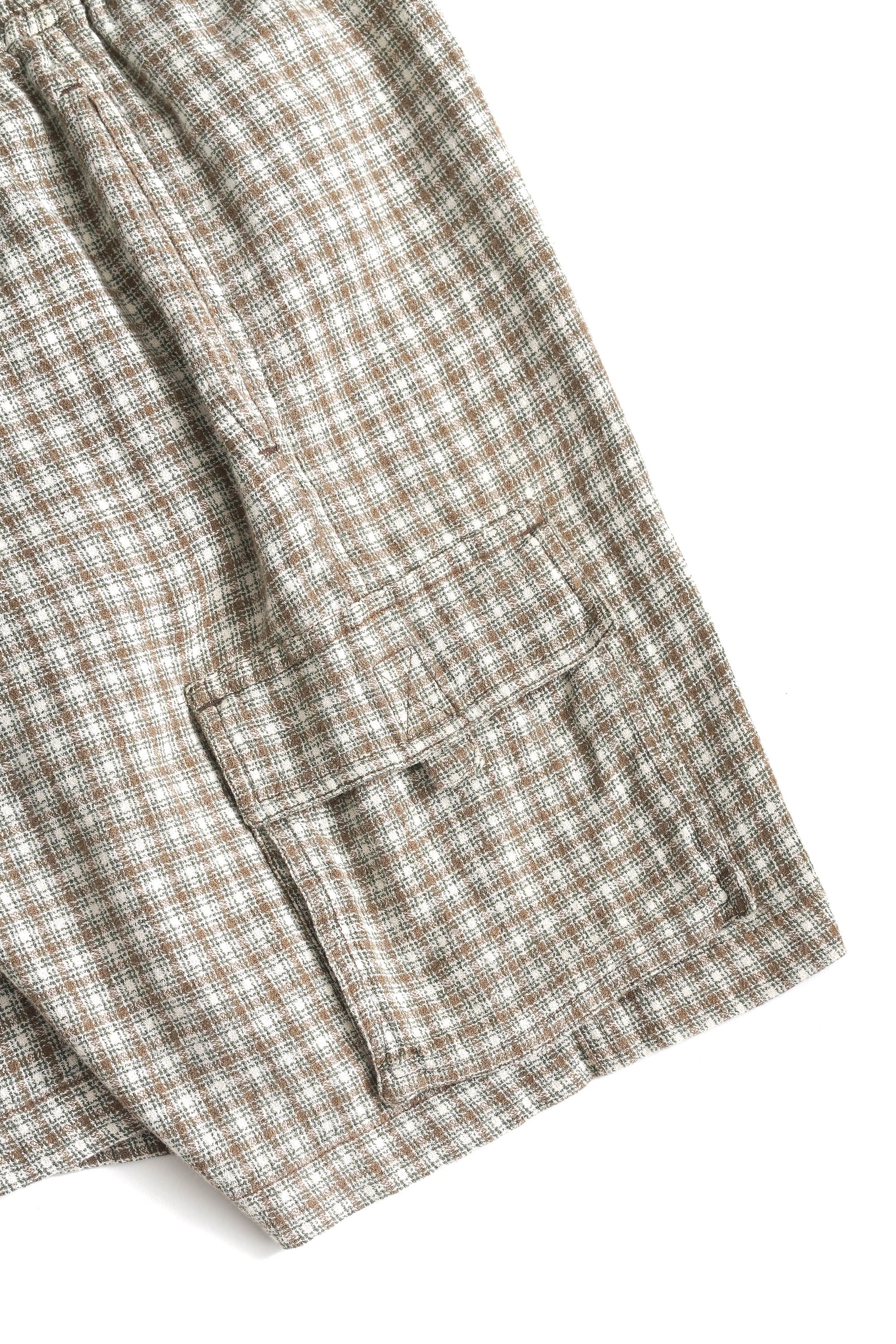 90S BLACK DIAMOND CHECKED EASY CARGO SHORTS