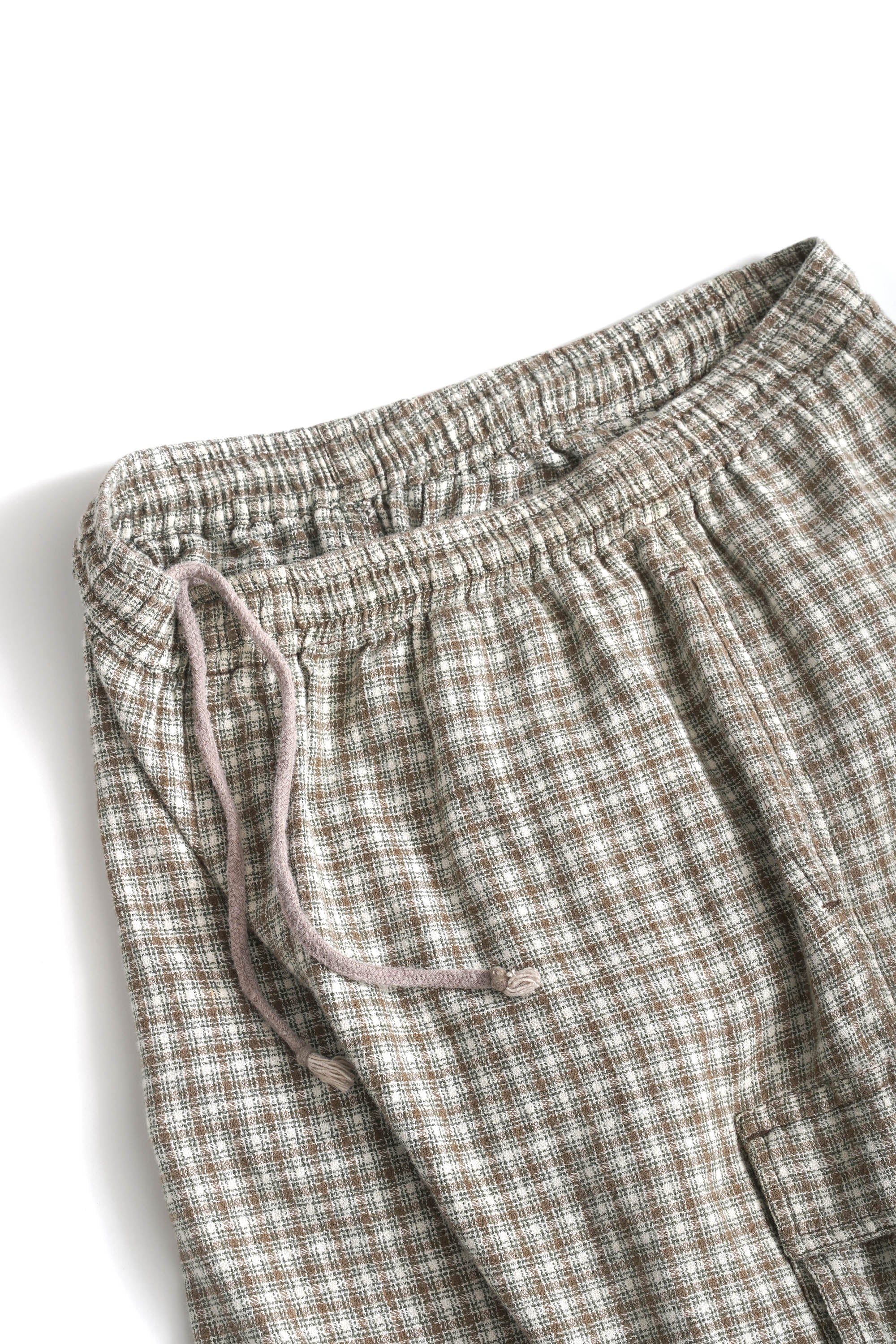 90S BLACK DIAMOND CHECKED EASY CARGO SHORTS