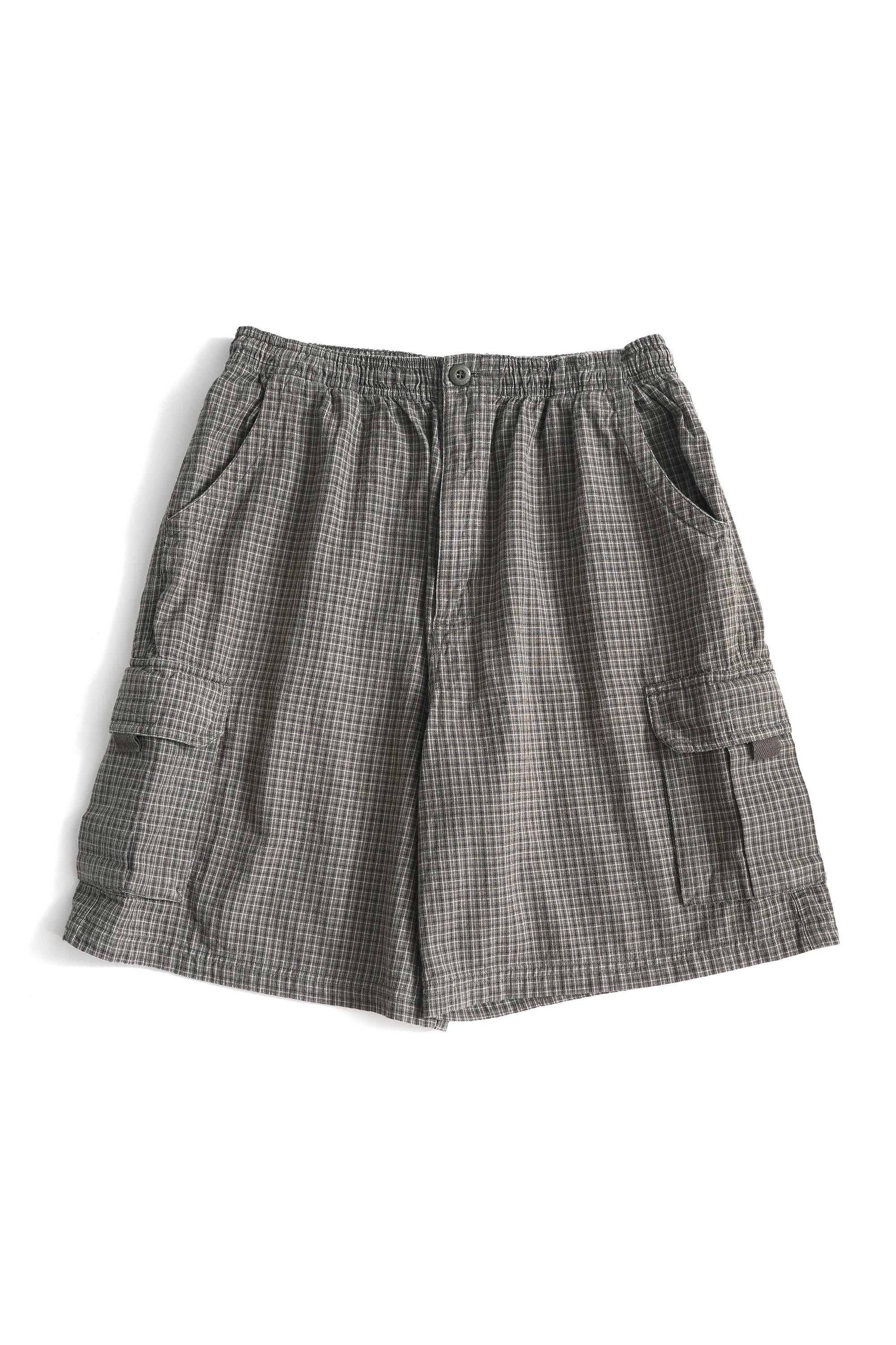 90S FADED GLORY CHECKED EASY CARGO SHORTS