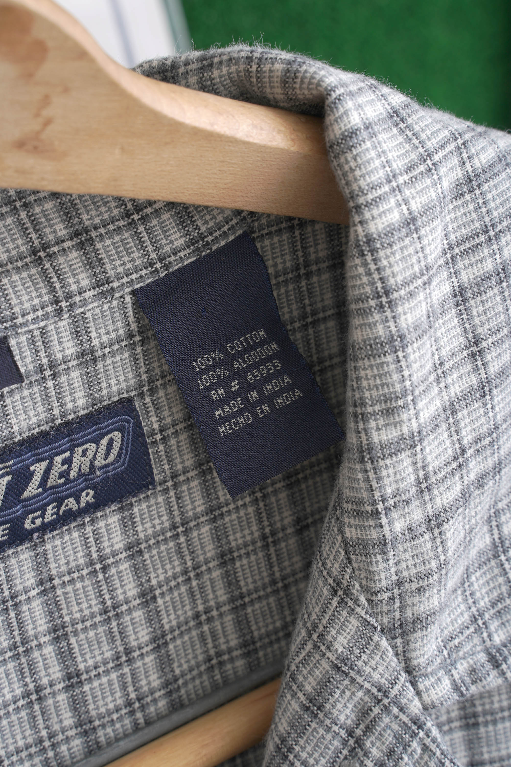 90S POINT ZERO CHECKED SHIRT