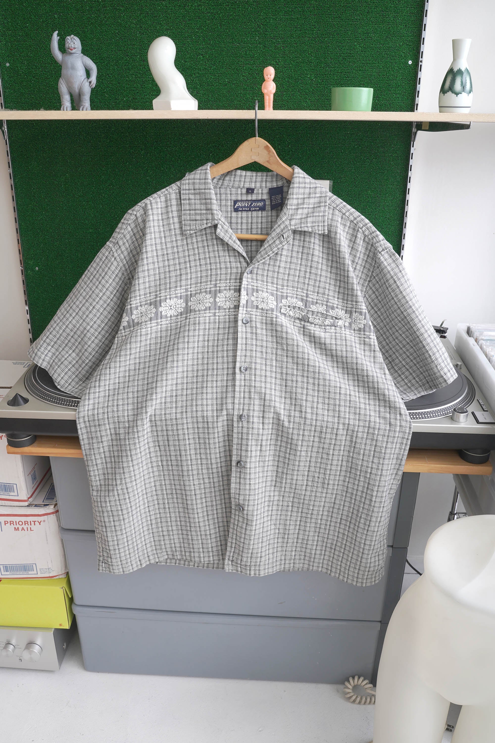 90S POINT ZERO CHECKED SHIRT
