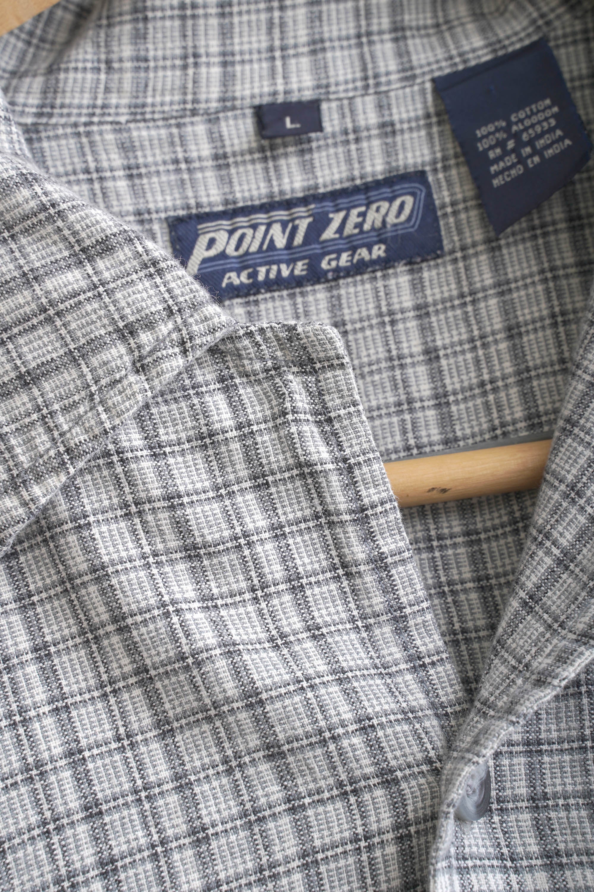 90S POINT ZERO CHECKED SHIRT