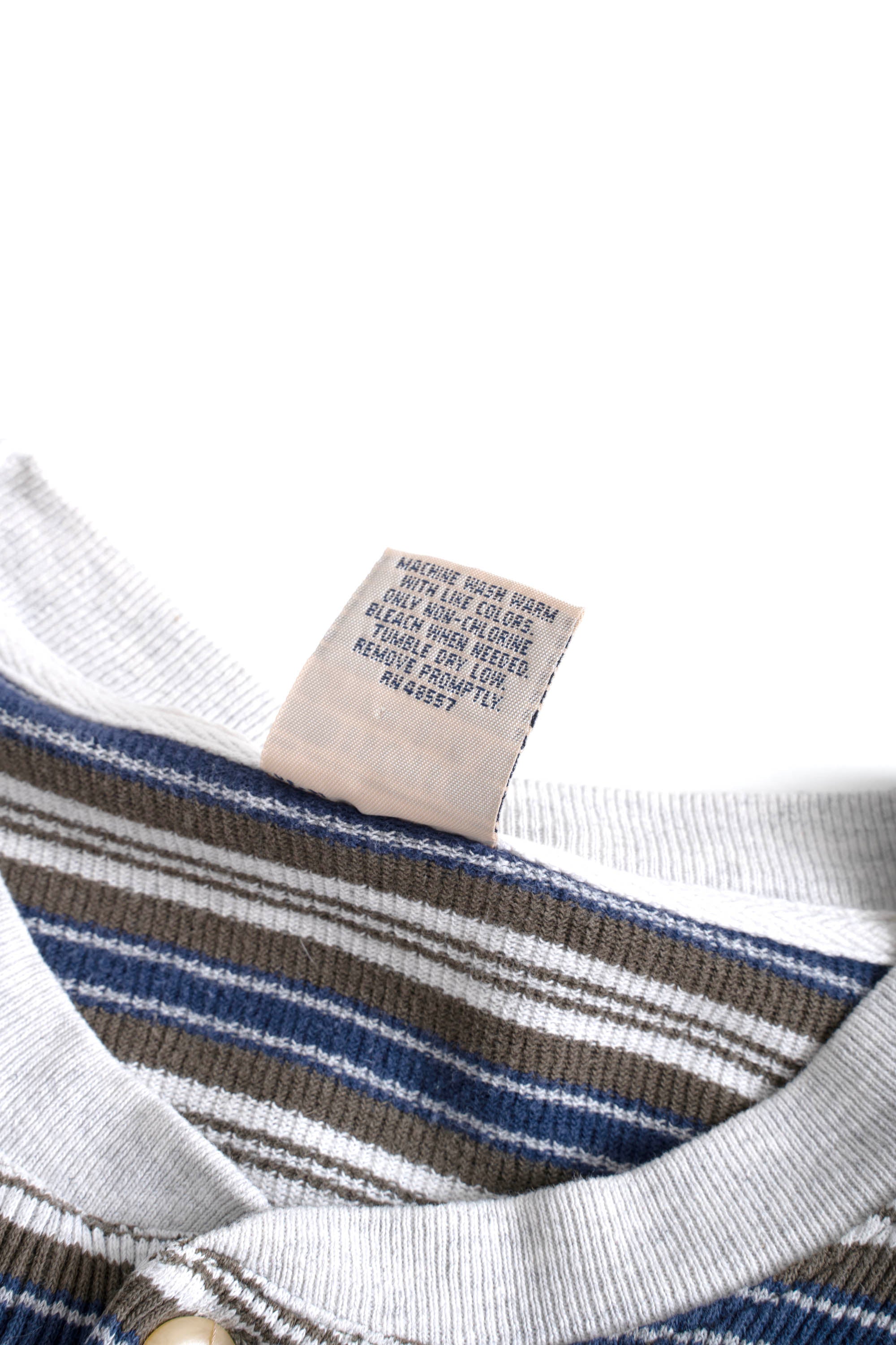 90S HIGH SIERRA RIBBED HENRY NECK PULLOVER
