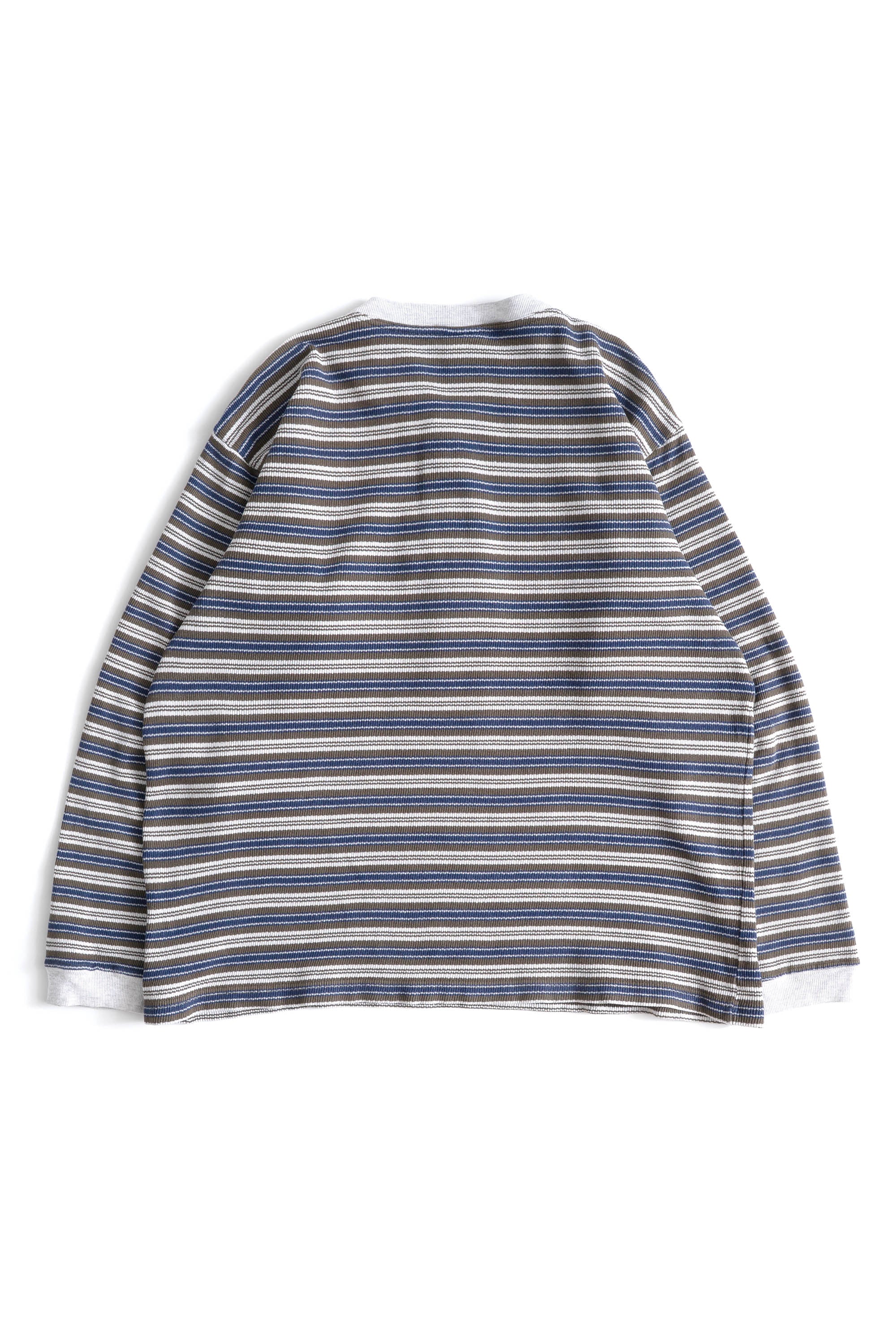 90S HIGH SIERRA RIBBED HENRY NECK PULLOVER