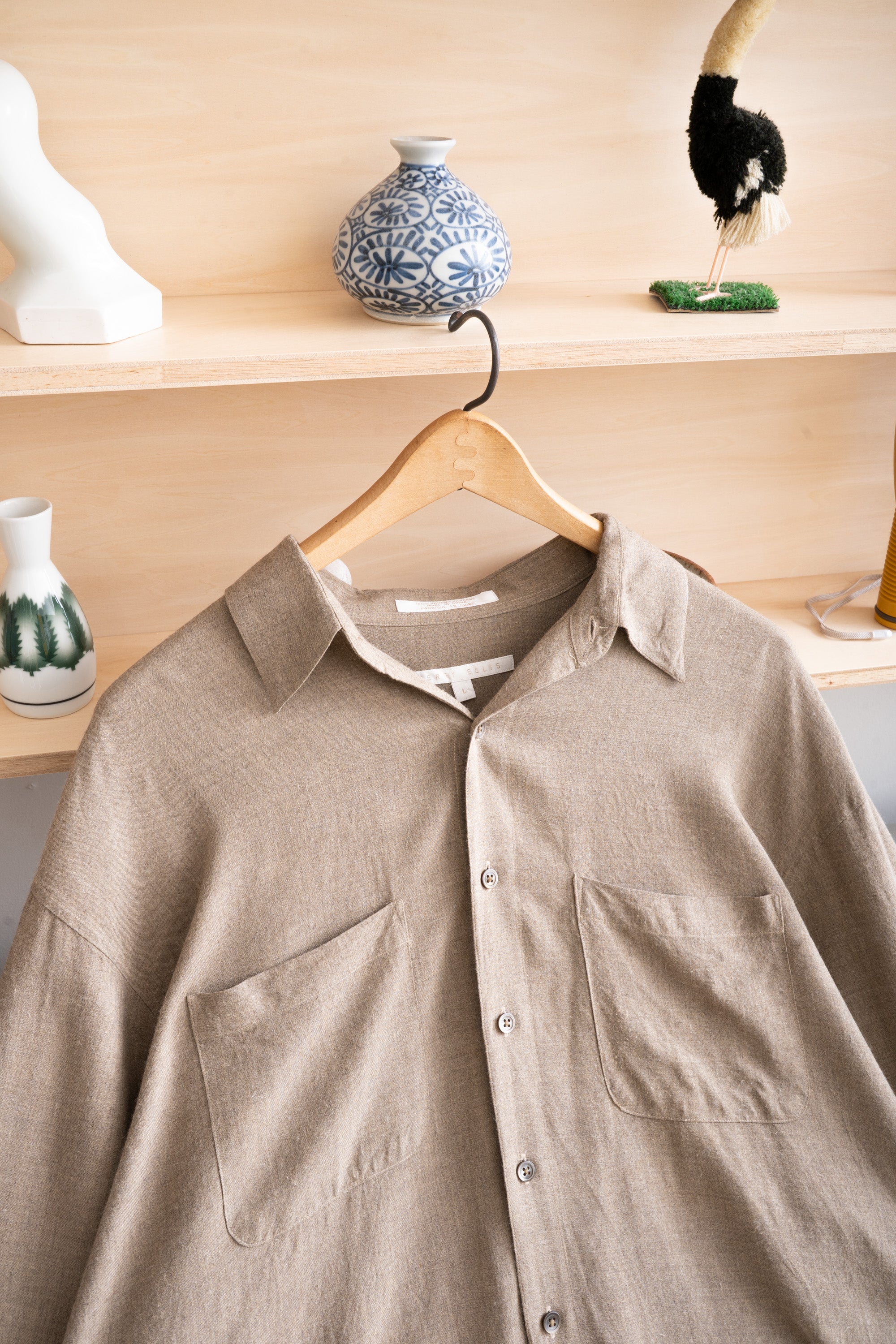 90~00S PERRY ELLIS RAYON SHIRT