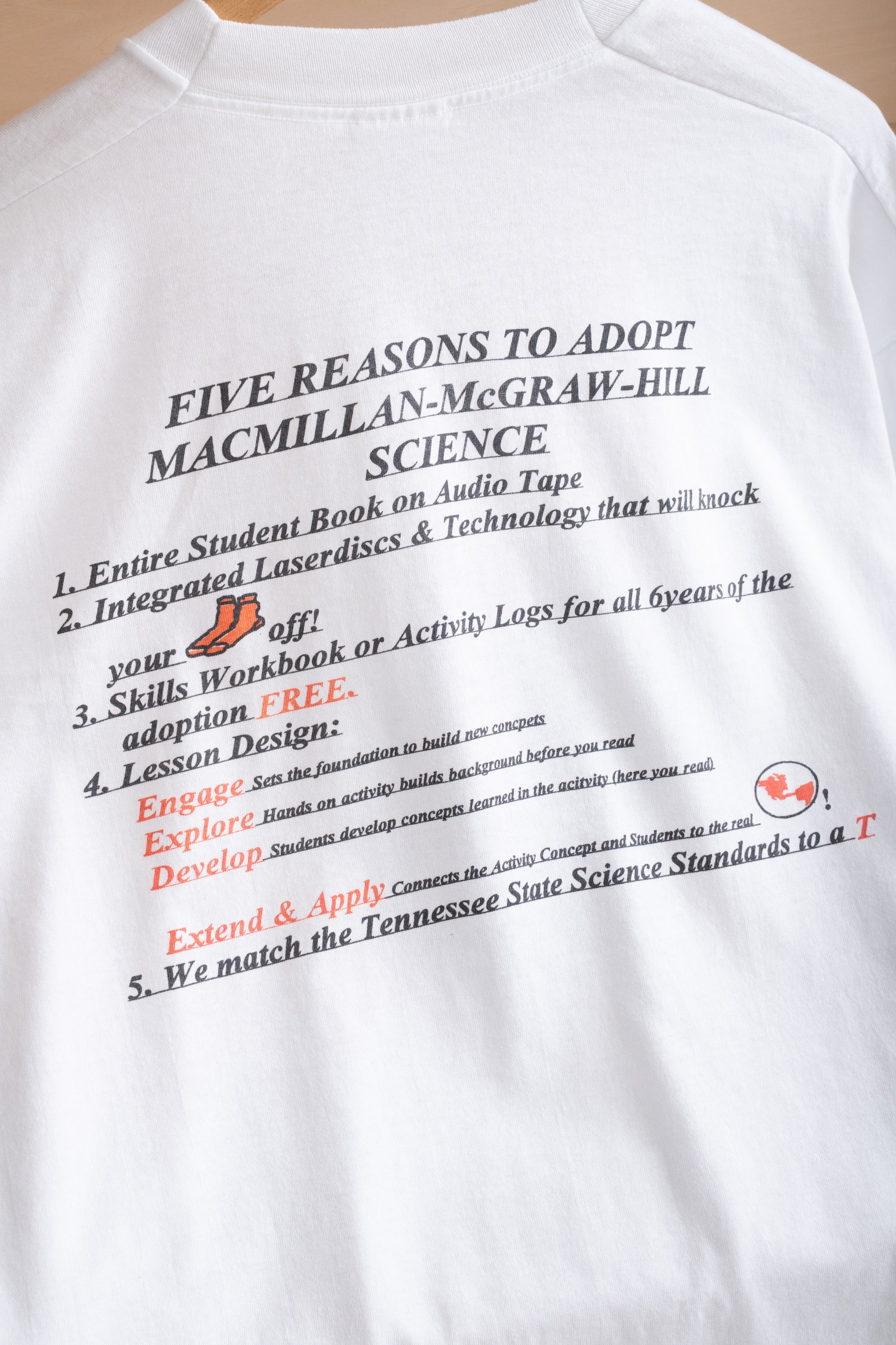 90S MACMILAN / MCGRAW HILL CORPO T-SHIRT