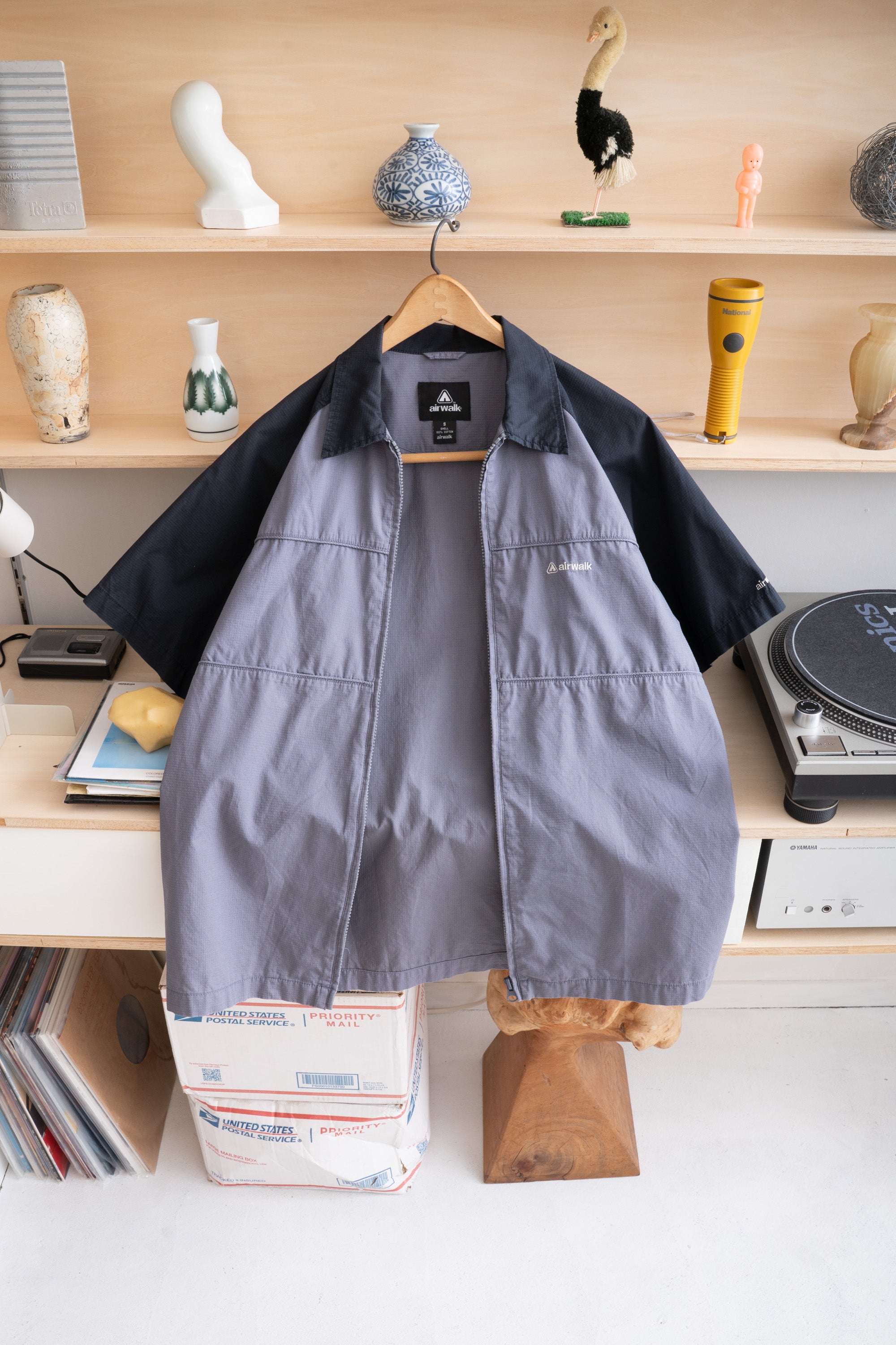 00S AIR WALK ZIP-UP SHIRT