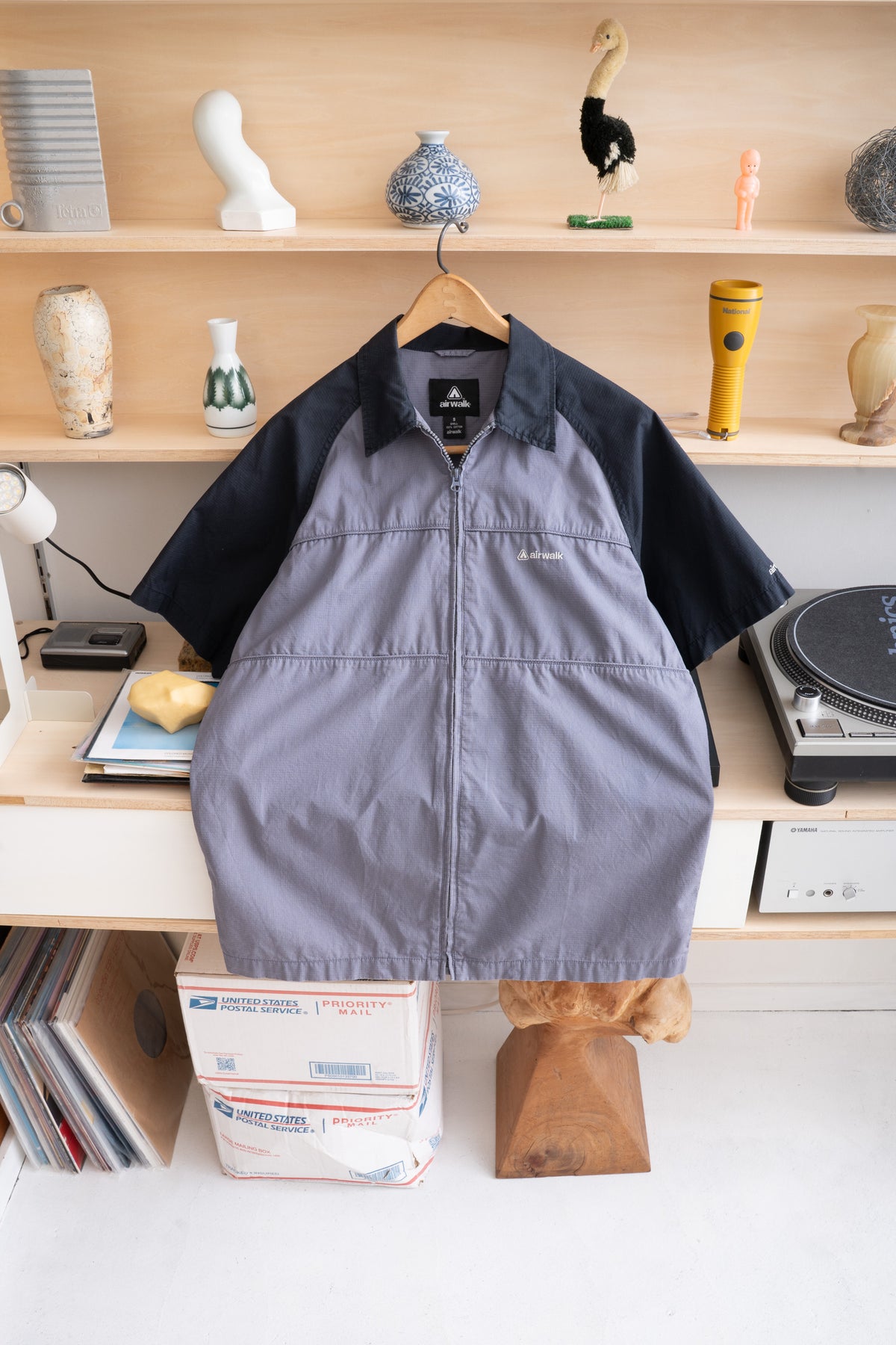 00S AIR WALK ZIP-UP SHIRT