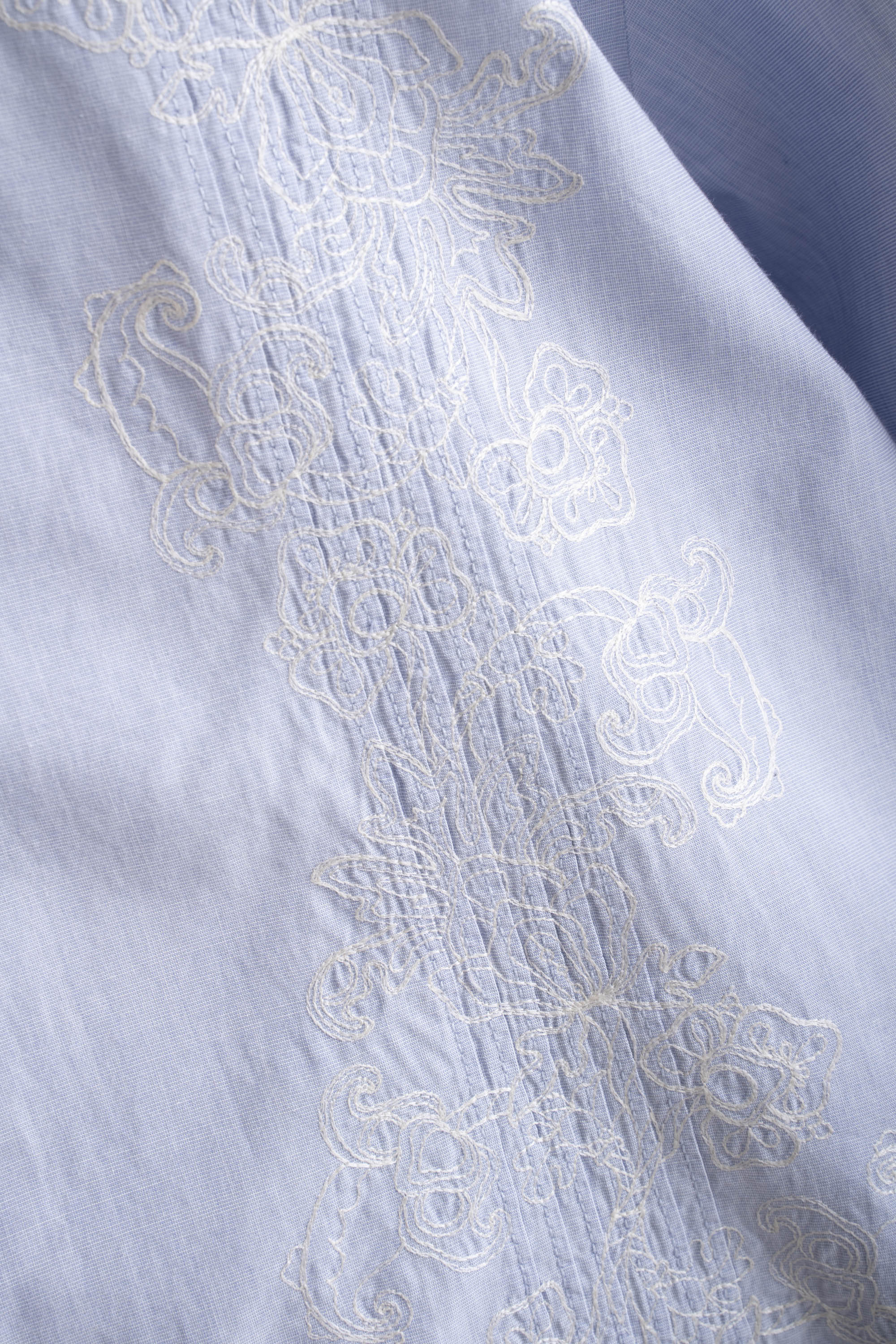 00~10S BANANA REPUBLIC FLOWER EMBROIDERED SHIRTS