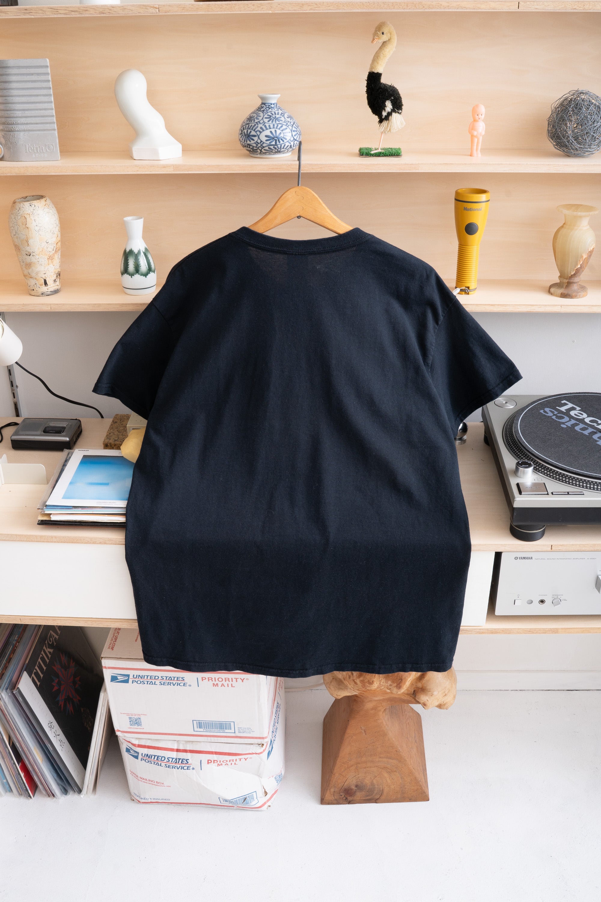 00~10S GILDAN GLITTER PRINT T-SHIRT