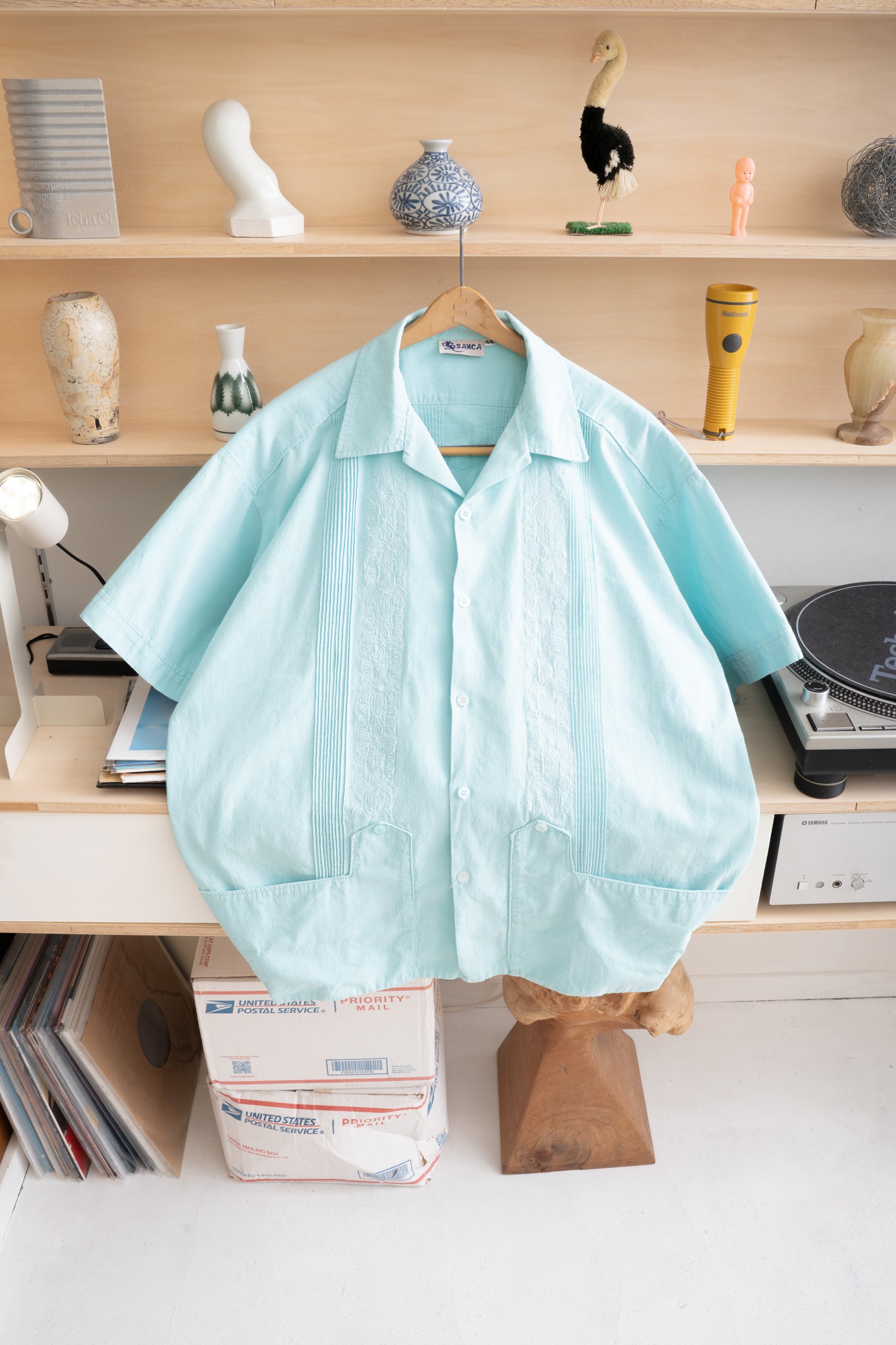 80~90S SANCA GUAYABERA SHIRT