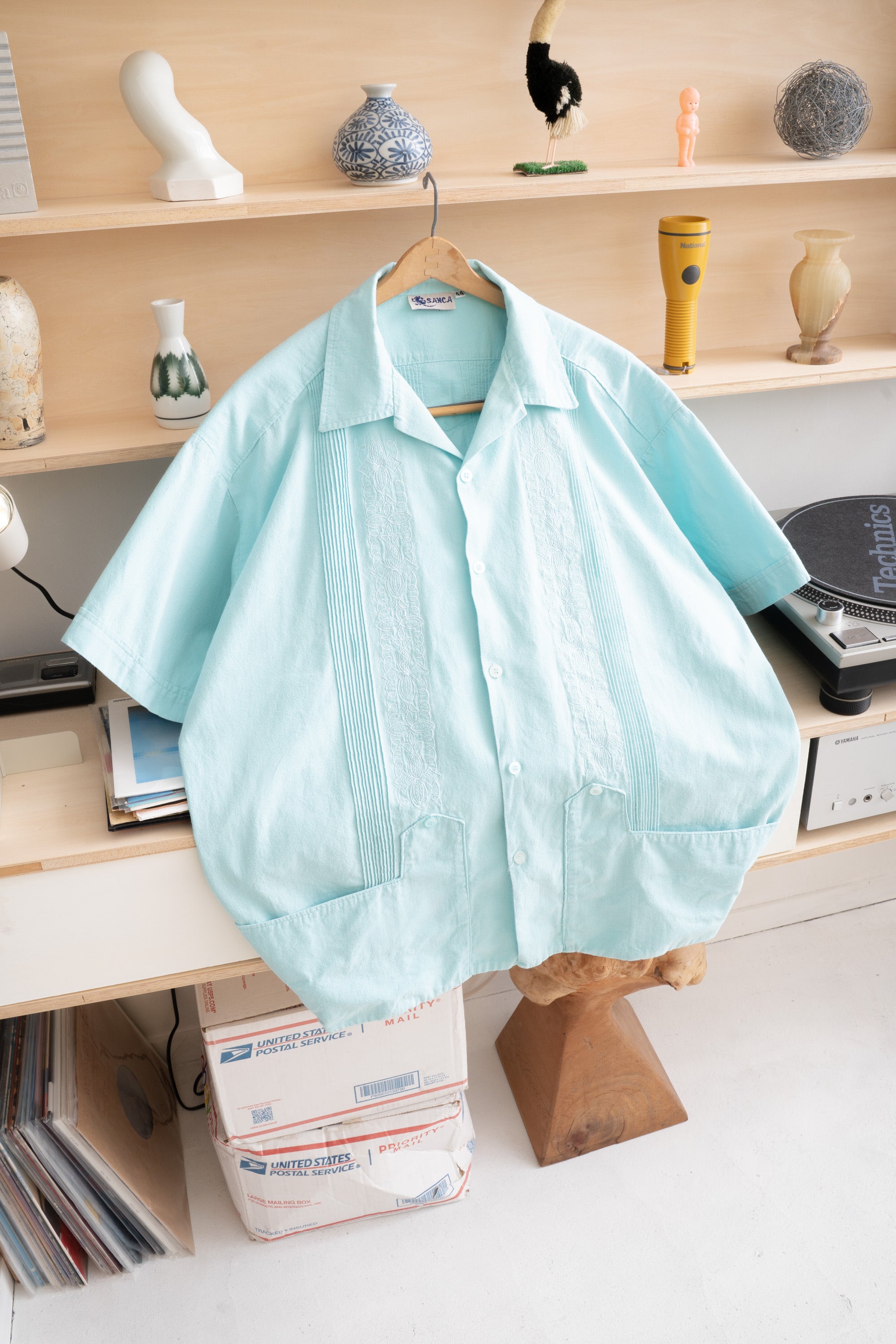 80~90S SANCA GUAYABERA SHIRT