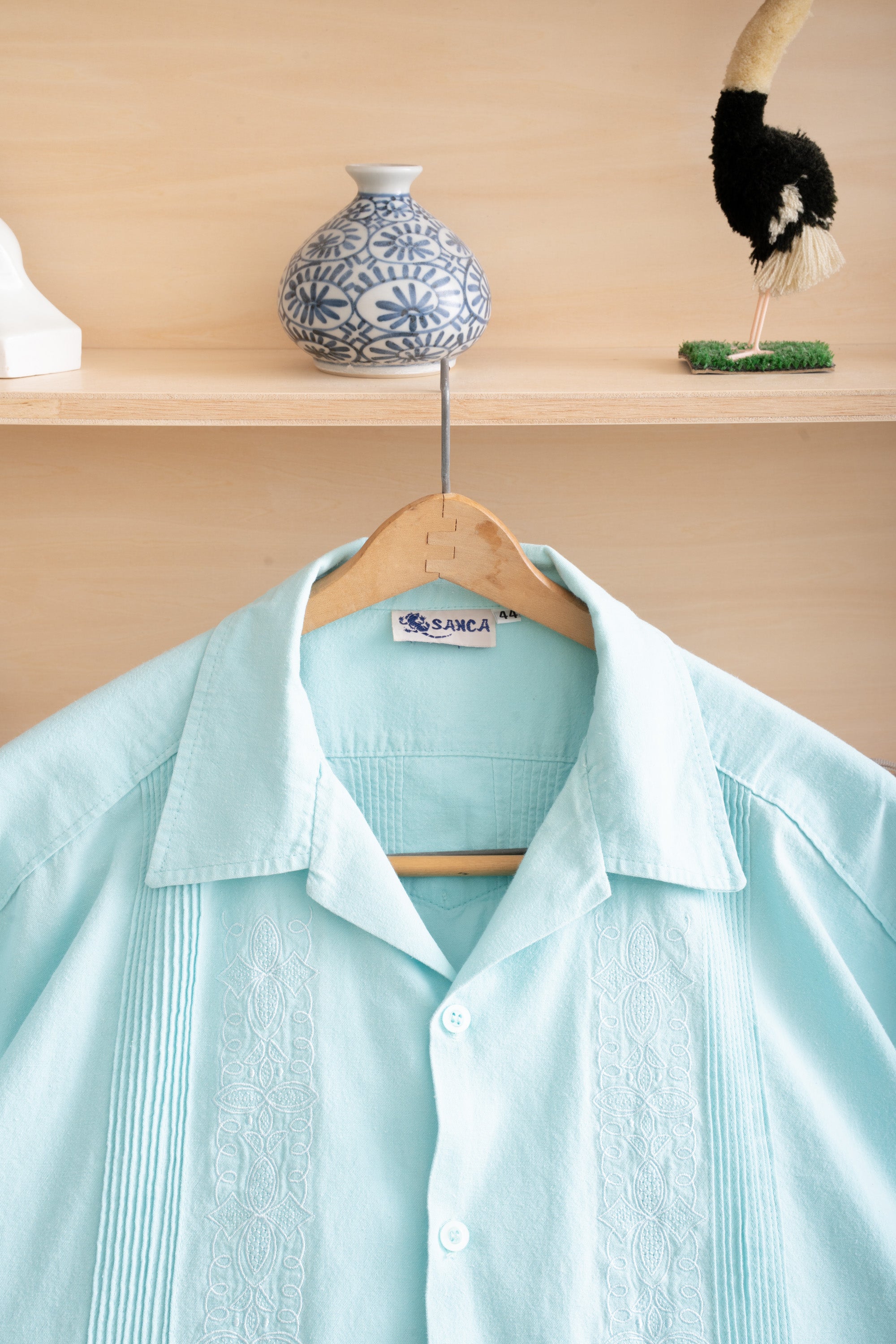 80~90S SANCA GUAYABERA SHIRT
