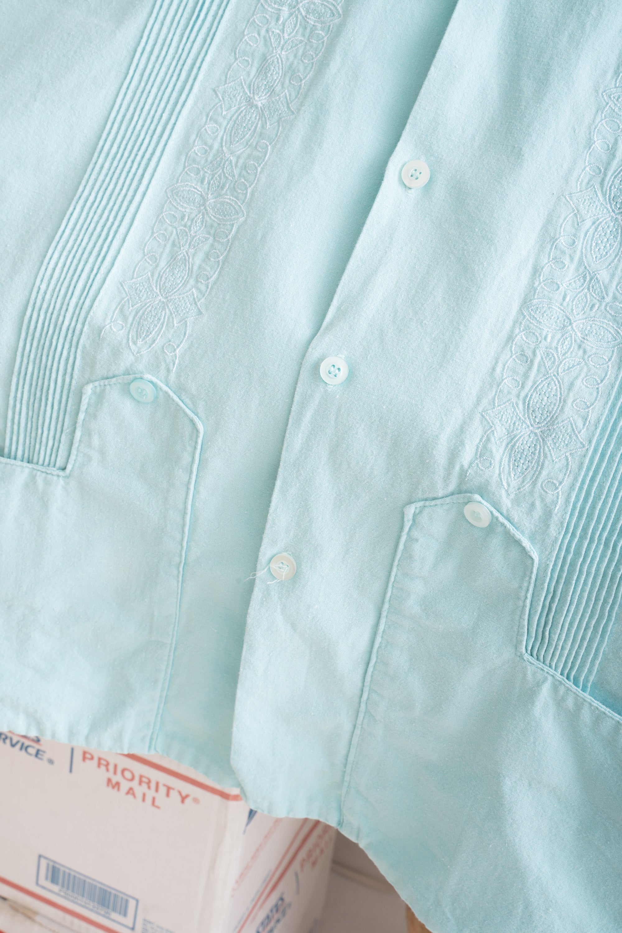 80~90S SANCA GUAYABERA SHIRT