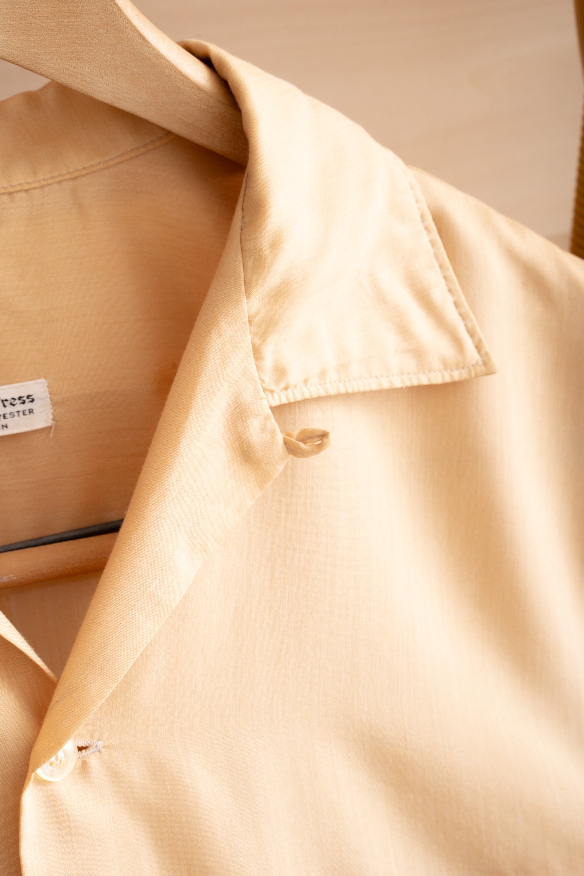 60S UNKNOWN BRAND OPEN COLLAR SHIRT