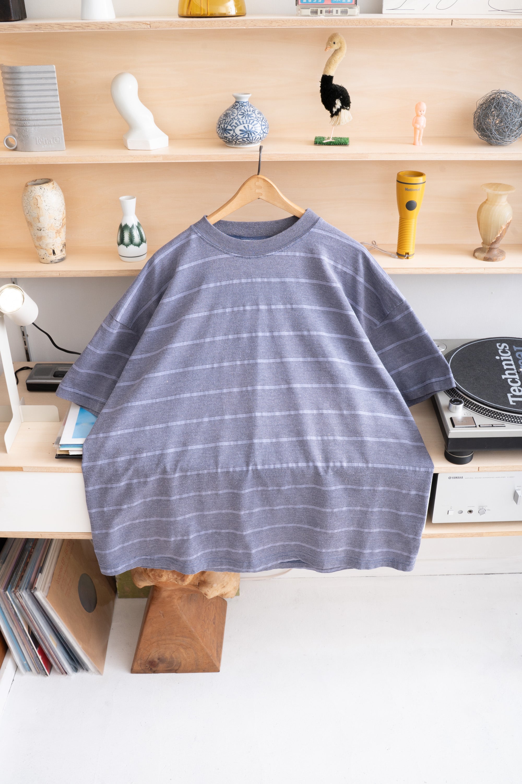 90S MADE IN USA BASIC EDITIONS STRIPED T-SHIRT