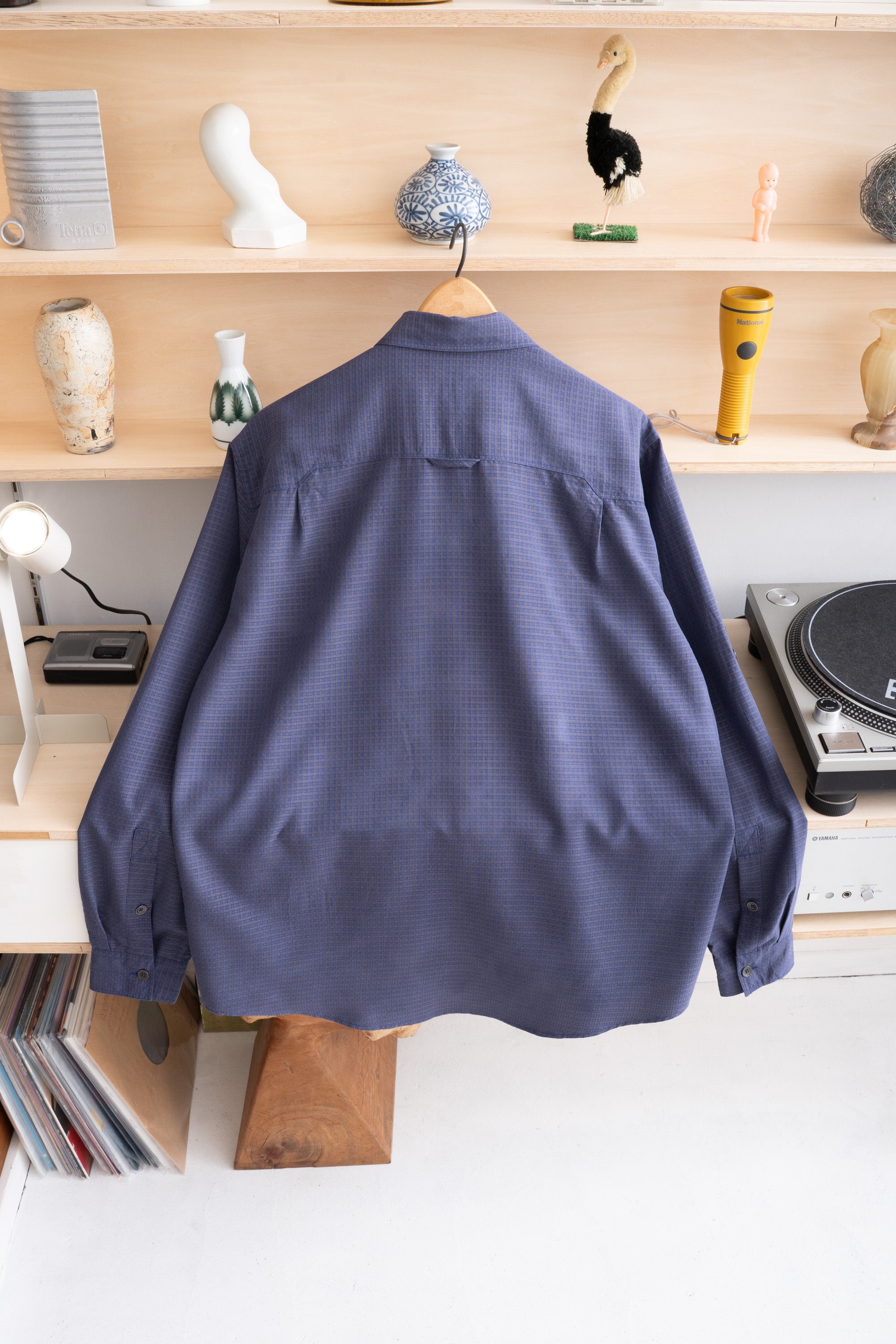 00S ROYAL ROBBINS CHECKED RAYON SHIRT