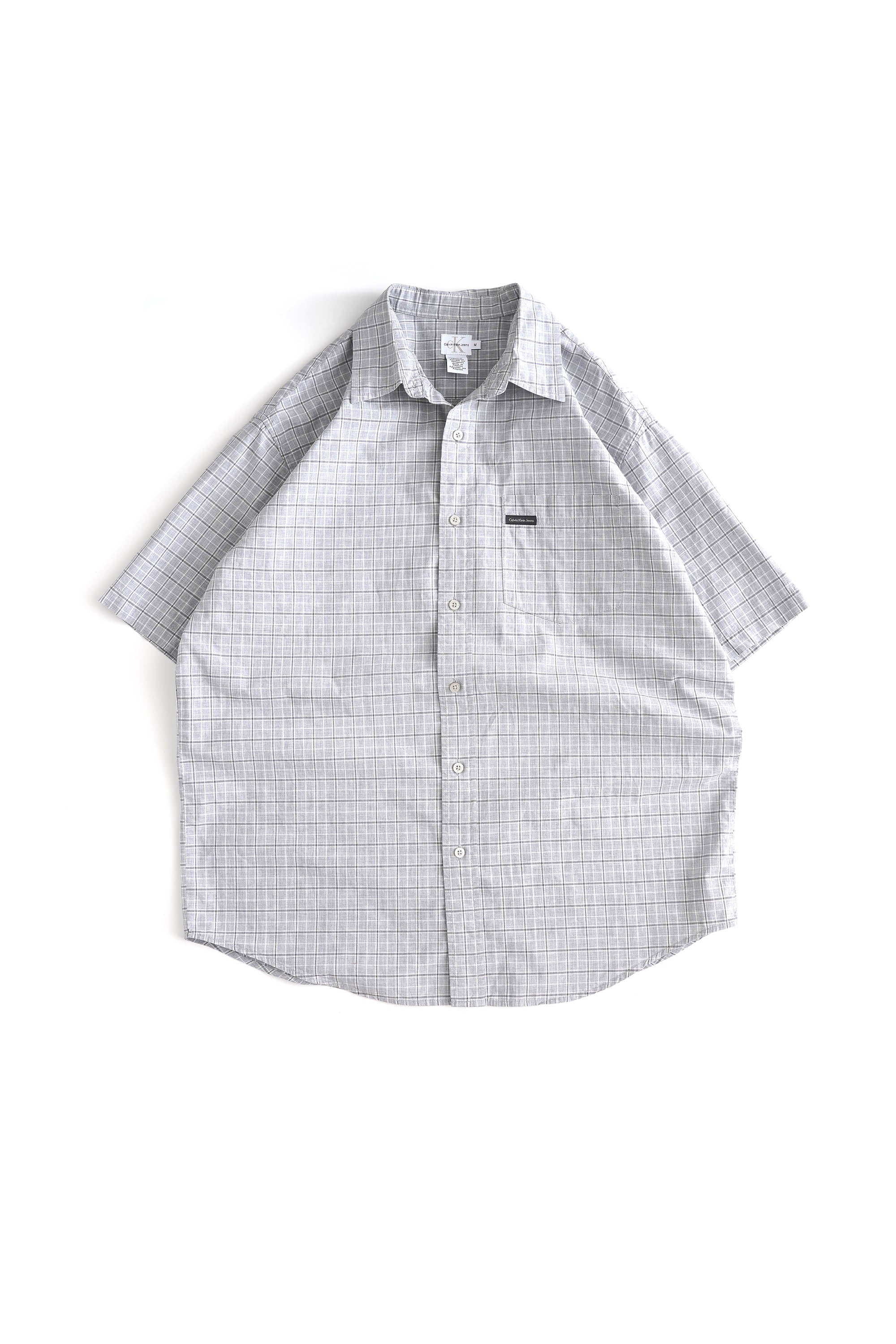90S CALVIN KLEIN JEANS CHECKED SHIRT
