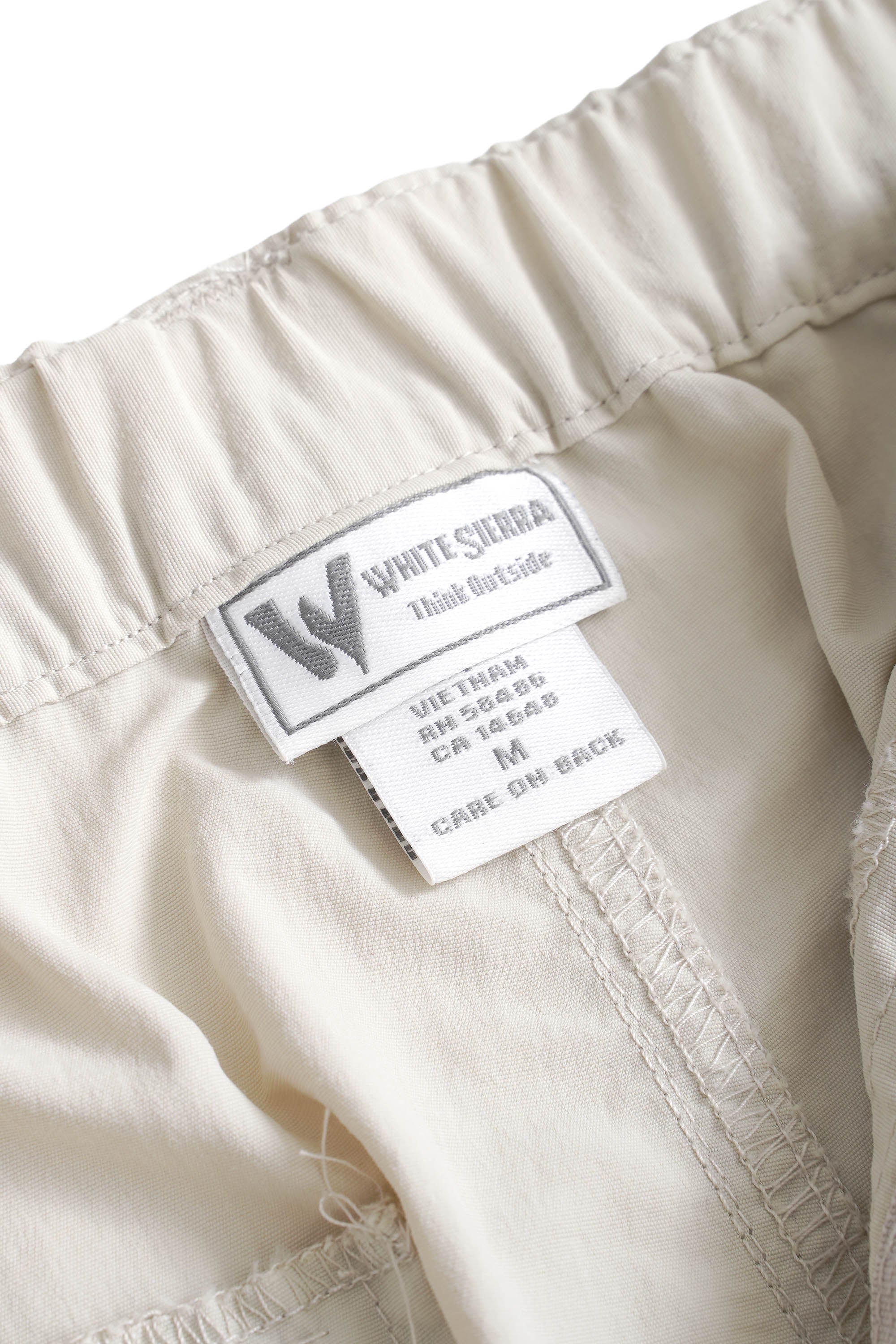 90S WHITE SIERRA CONVERTIBLE PANTS