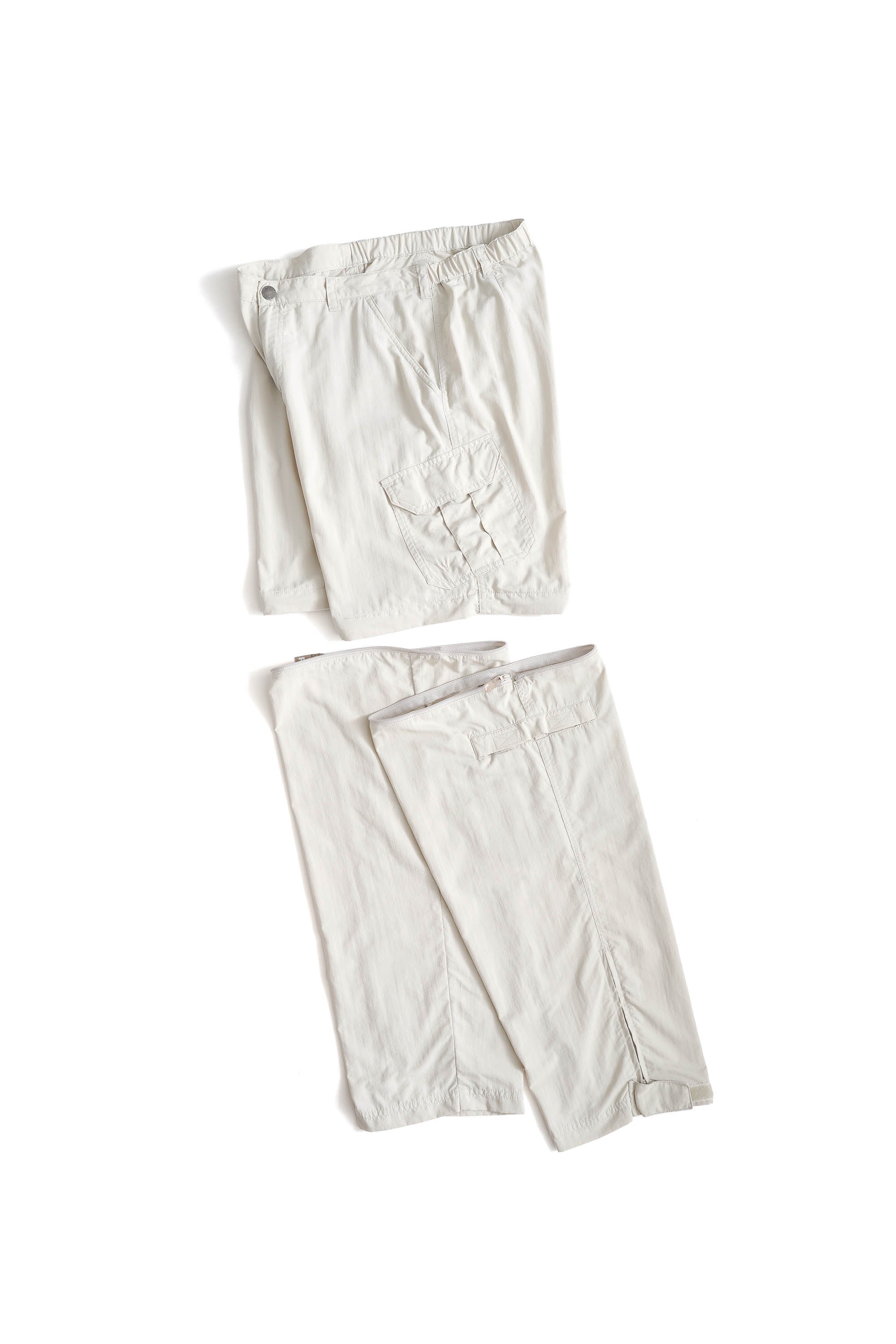 90S WHITE SIERRA CONVERTIBLE PANTS