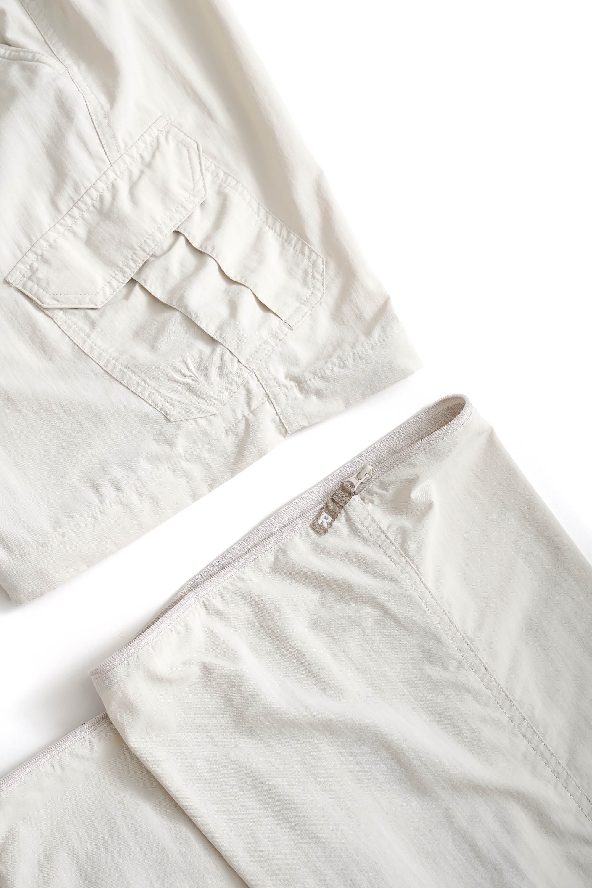 90S WHITE SIERRA CONVERTIBLE PANTS