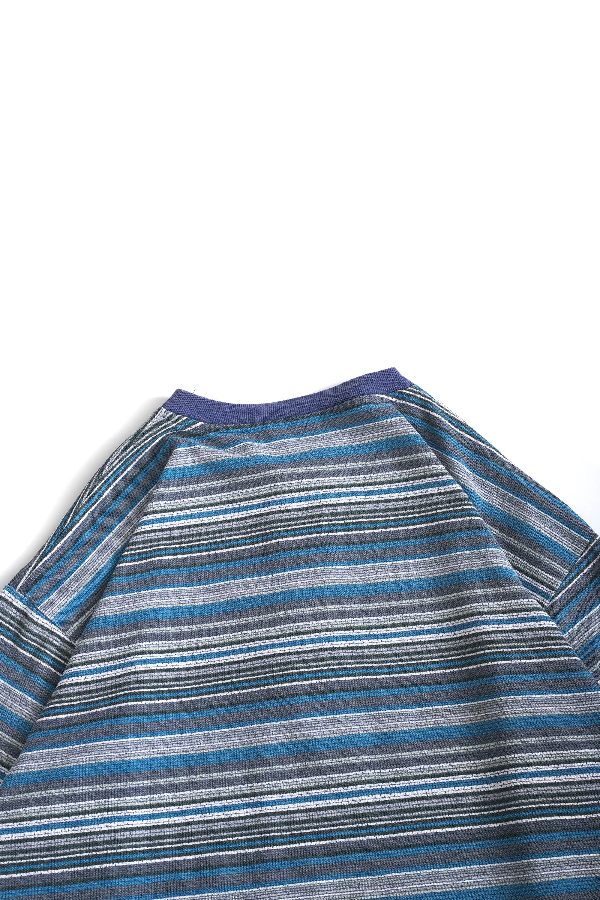 90S UNKNOWN BRAND MOSS STITCHED HENRY NECK PULLOVER