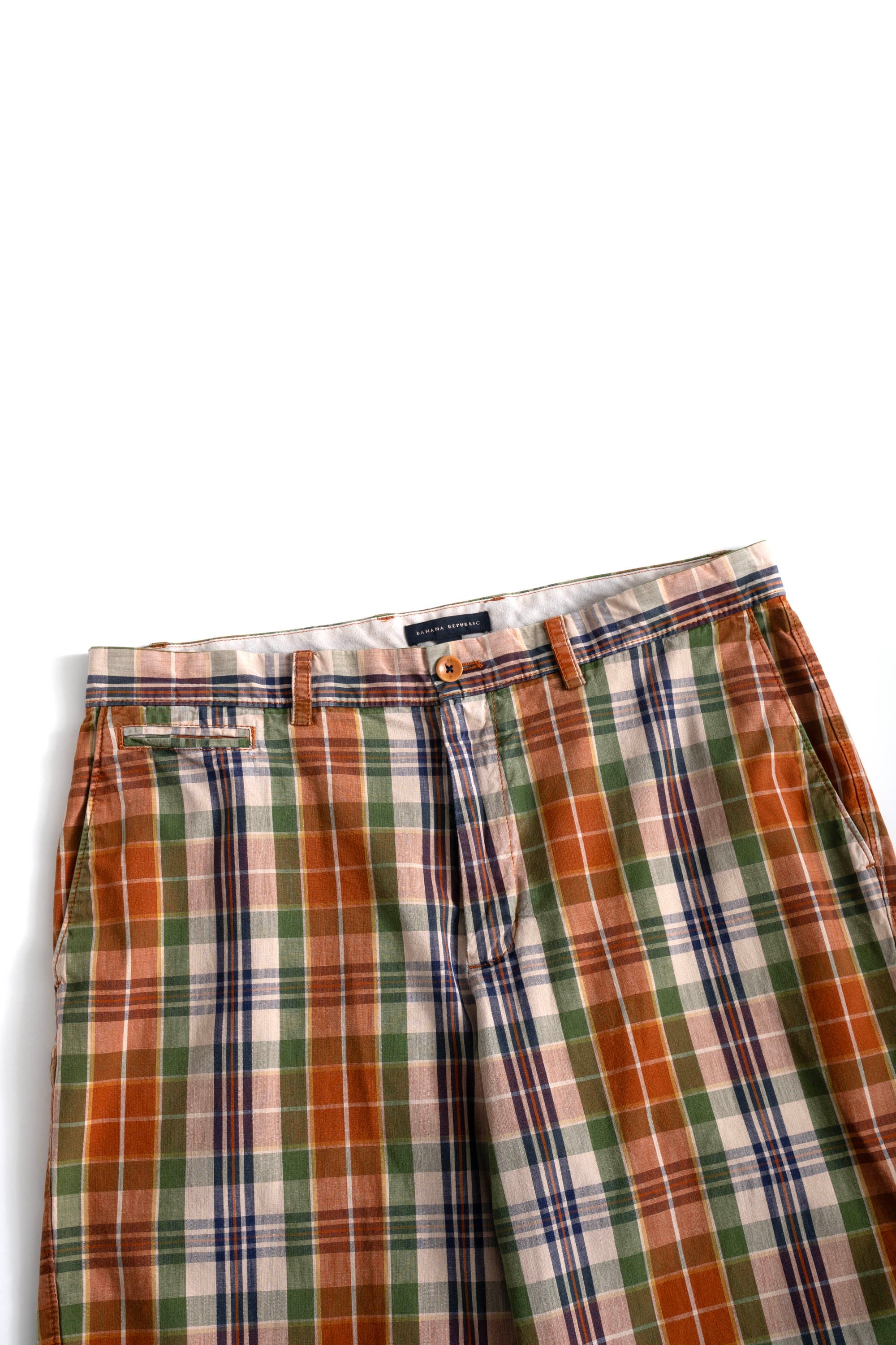 00S BANANA REPUBLIC CHECKED SHORTS