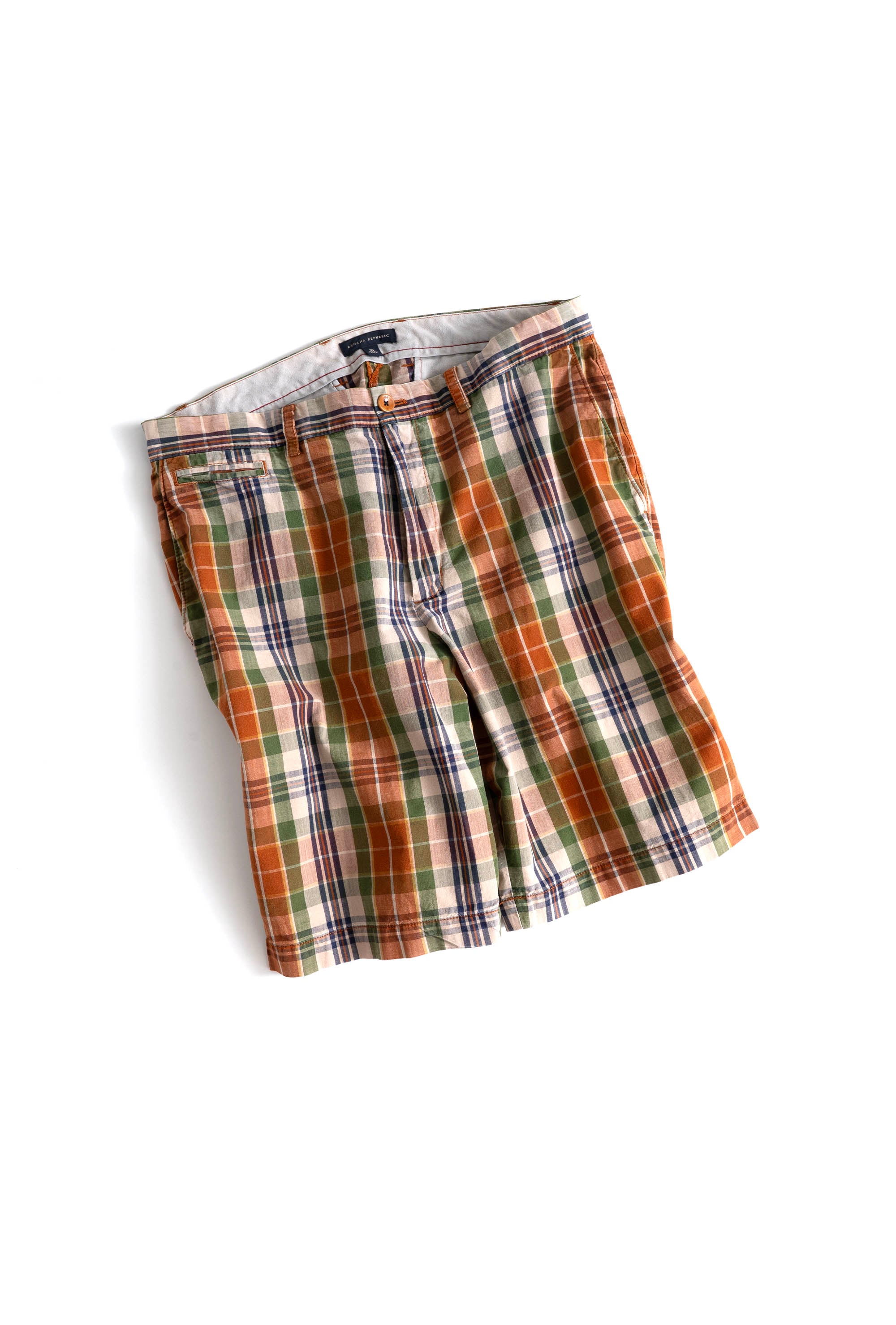 00S BANANA REPUBLIC CHECKED SHORTS