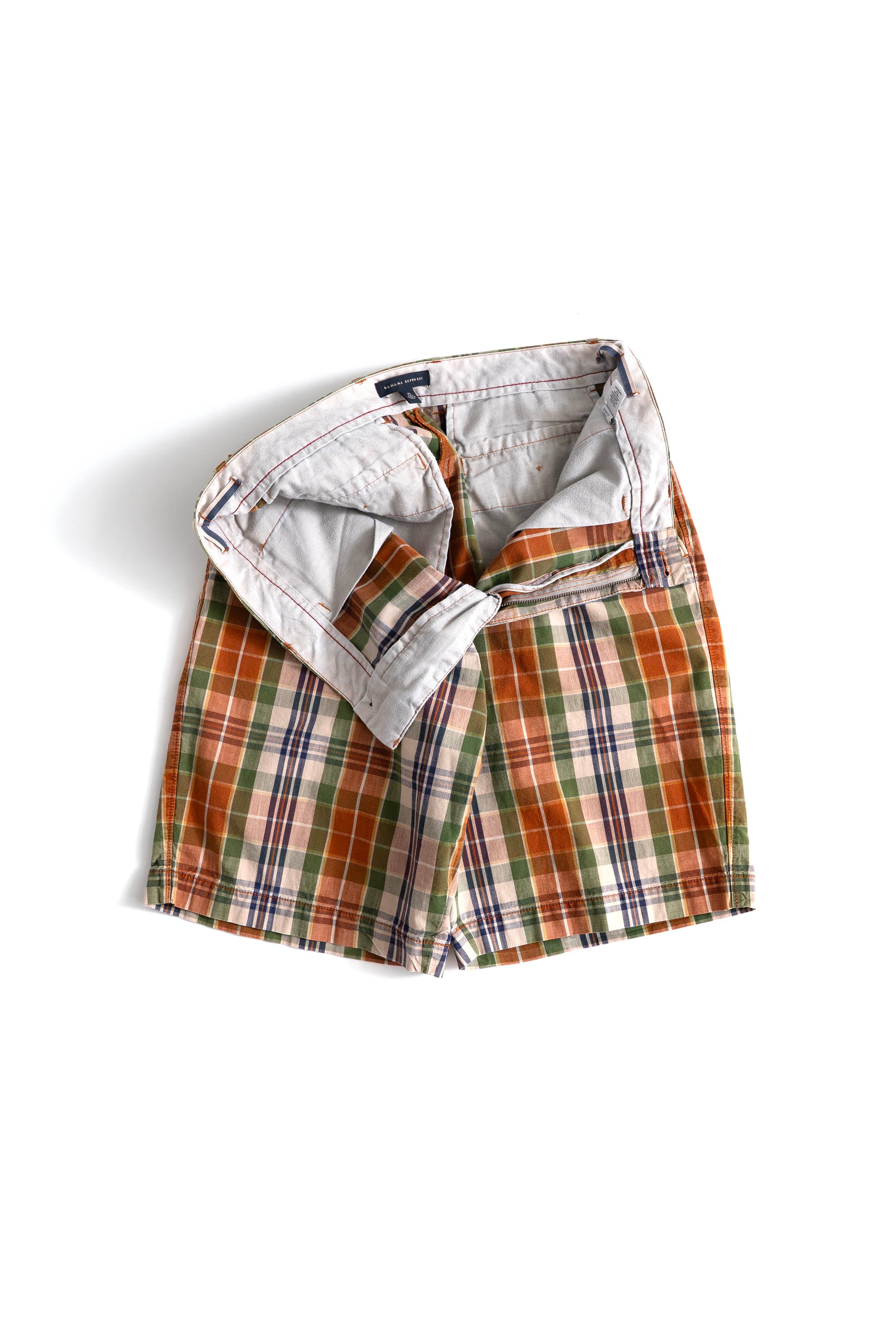 00S BANANA REPUBLIC CHECKED SHORTS