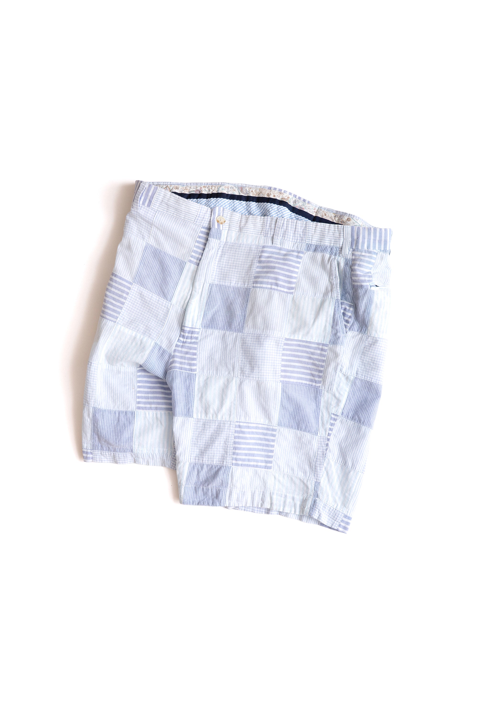 90S HICKS CLOTHING CO. PATCHWORK SHORTS
