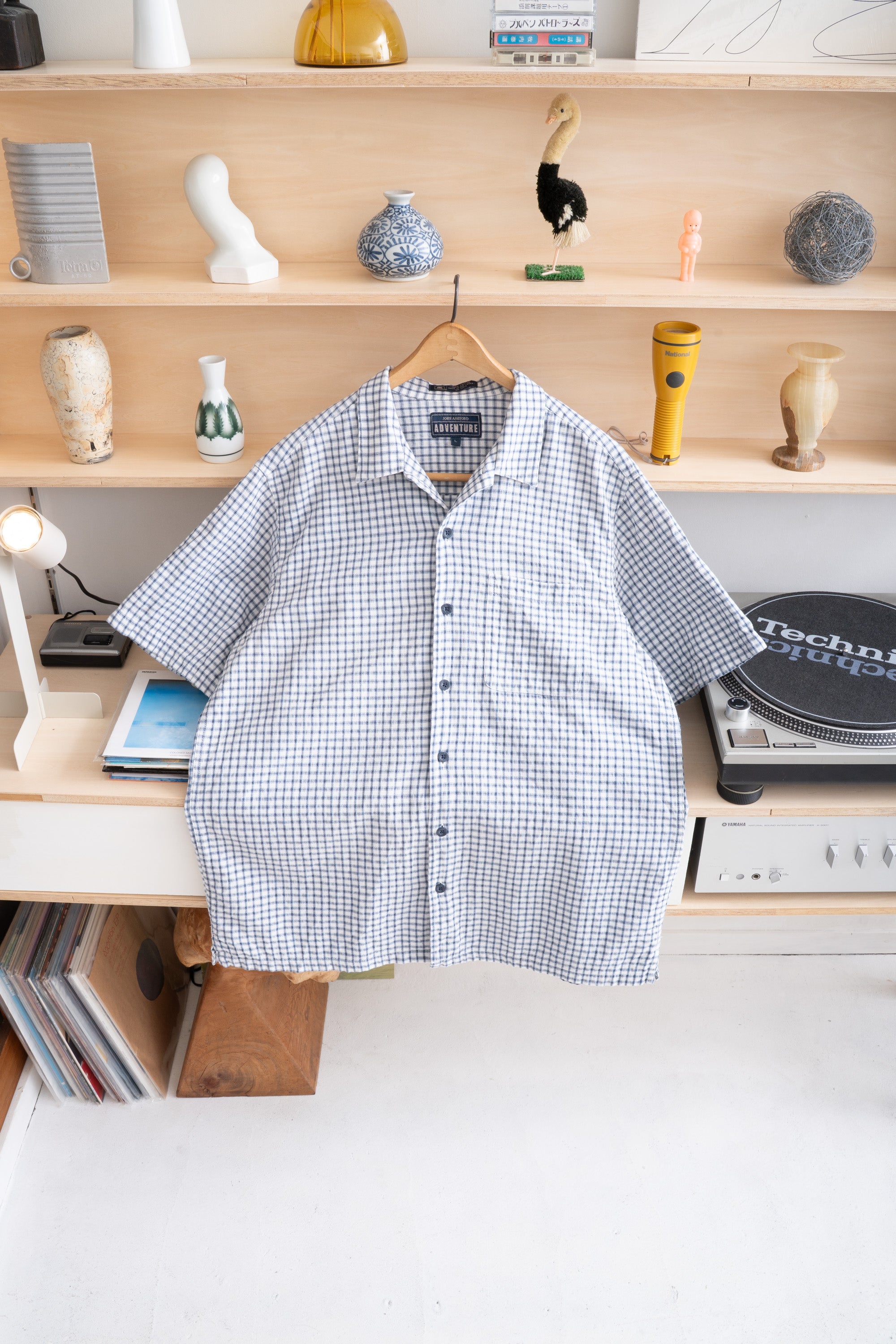 90S JOHN ASHFORD ADVENTURE CHECK SHIRT