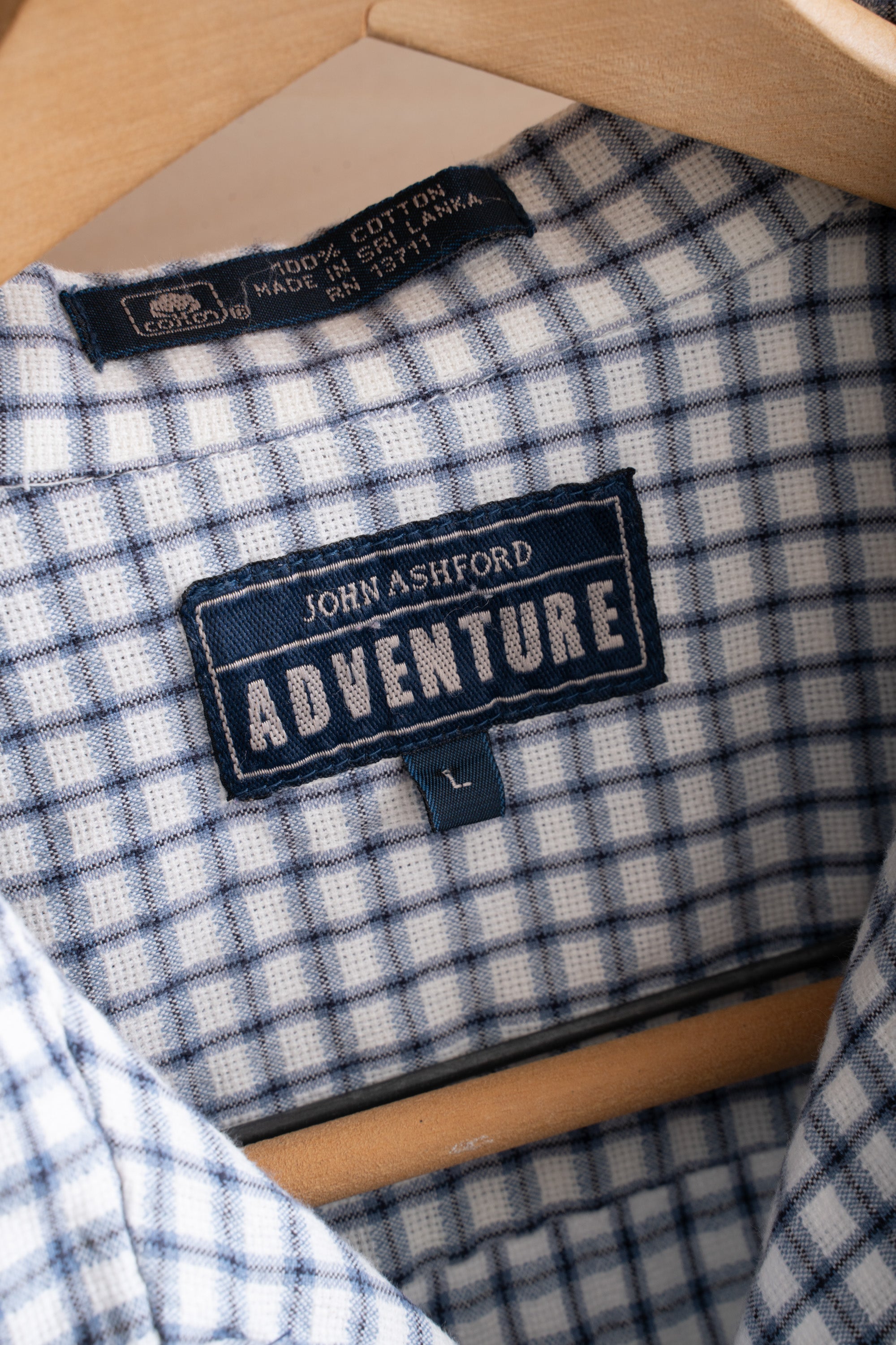 90S JOHN ASHFORD ADVENTURE CHECK SHIRT