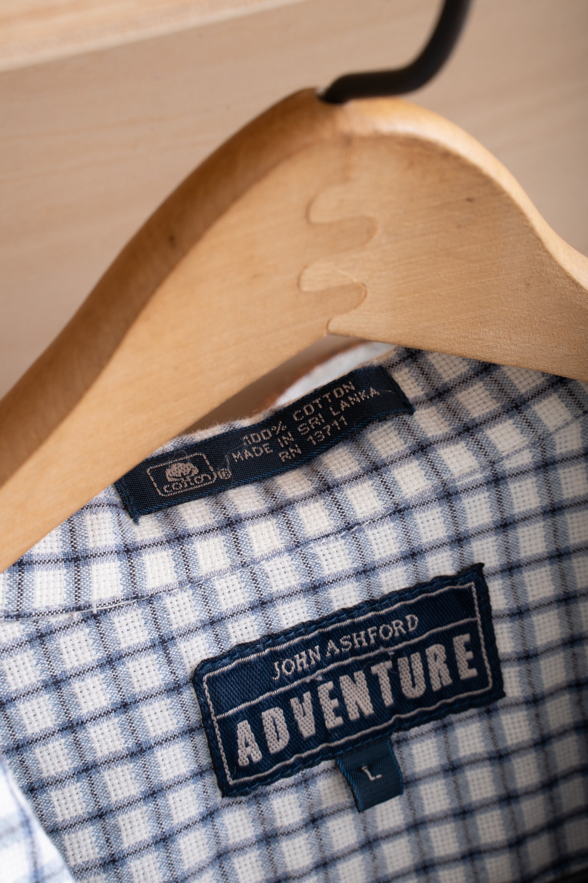 90S JOHN ASHFORD ADVENTURE CHECK SHIRT