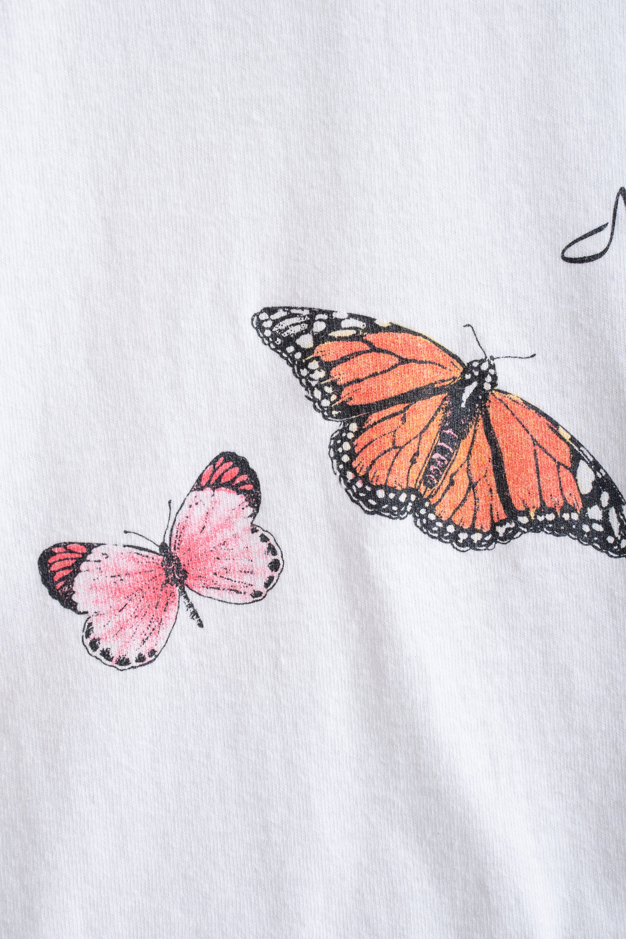 90S MADE IN USA NORTH CAROLINA BUTTERFLY PRINT T-SHIRT