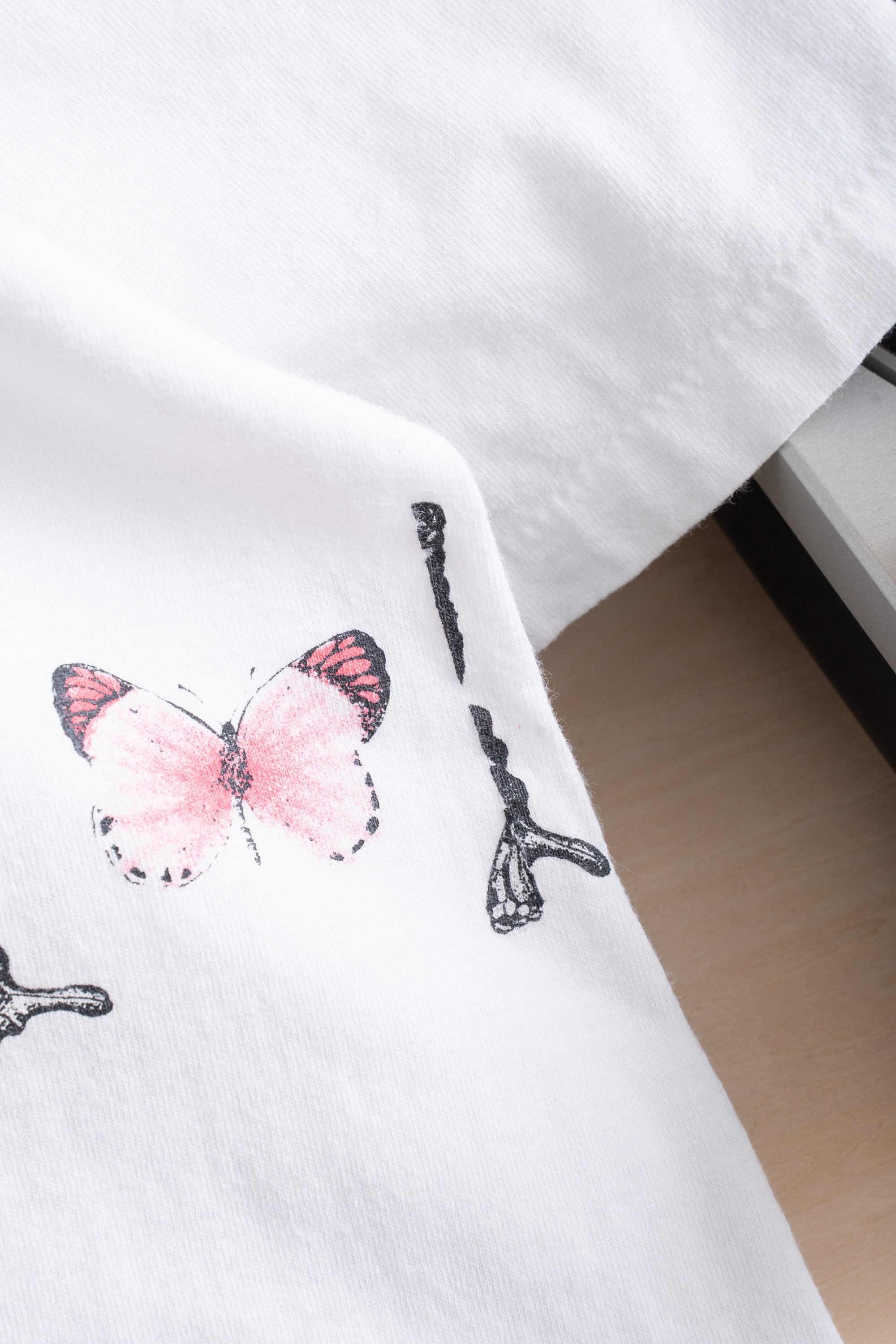 90S MADE IN USA NORTH CAROLINA BUTTERFLY PRINT T-SHIRT