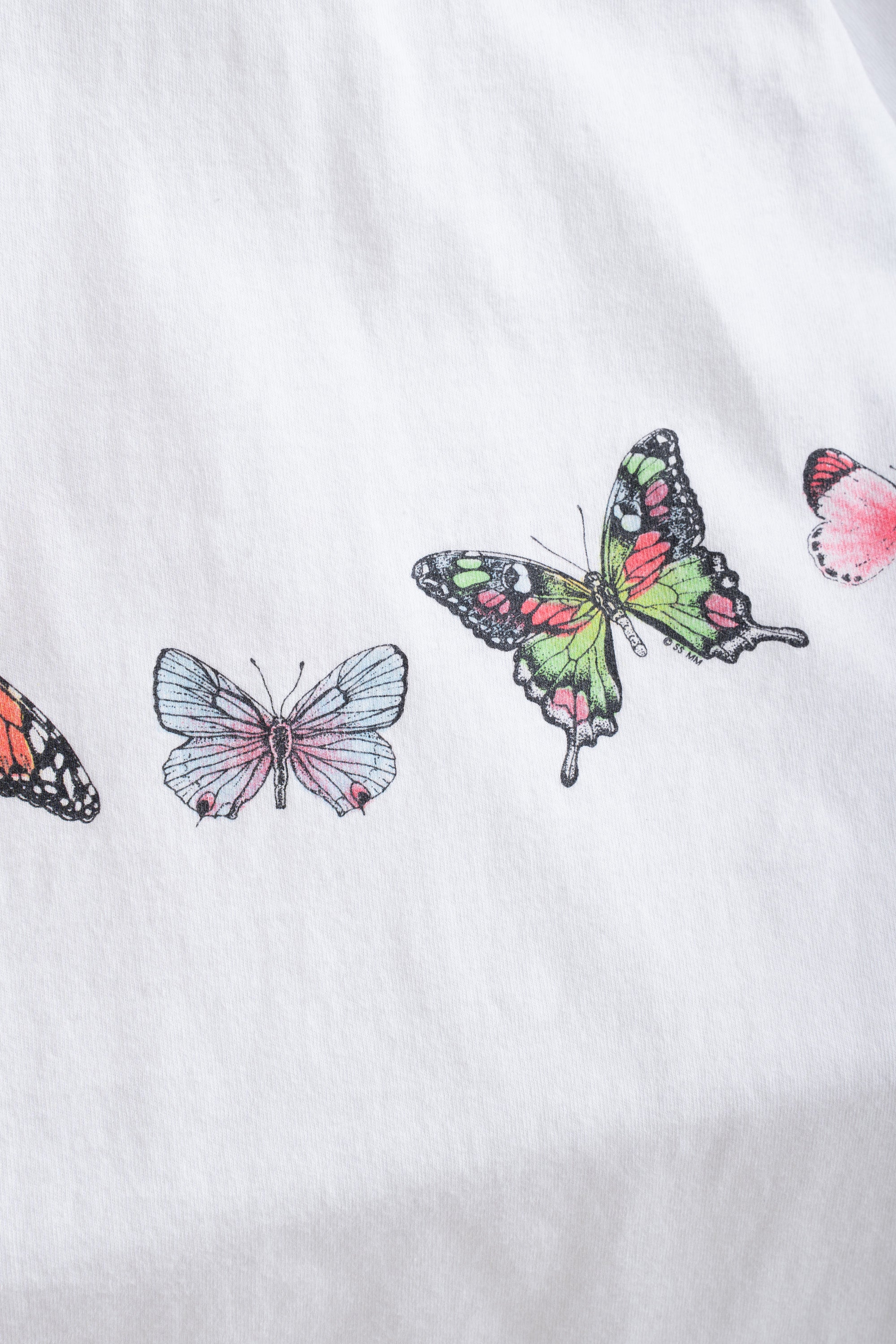 90S MADE IN USA NORTH CAROLINA BUTTERFLY PRINT T-SHIRT