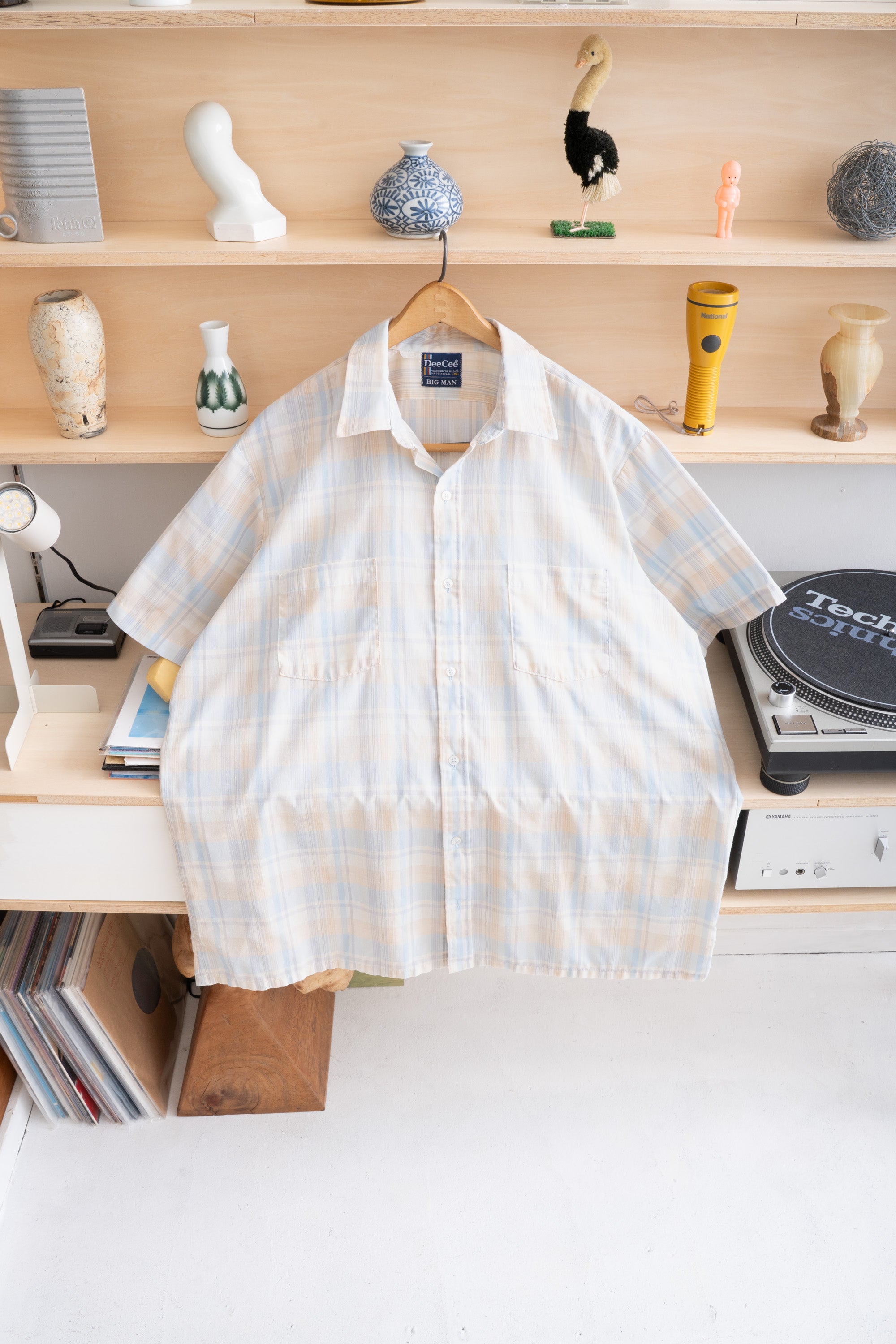 80~90S MADE IN USA DEE CEE CHECK SHIRT