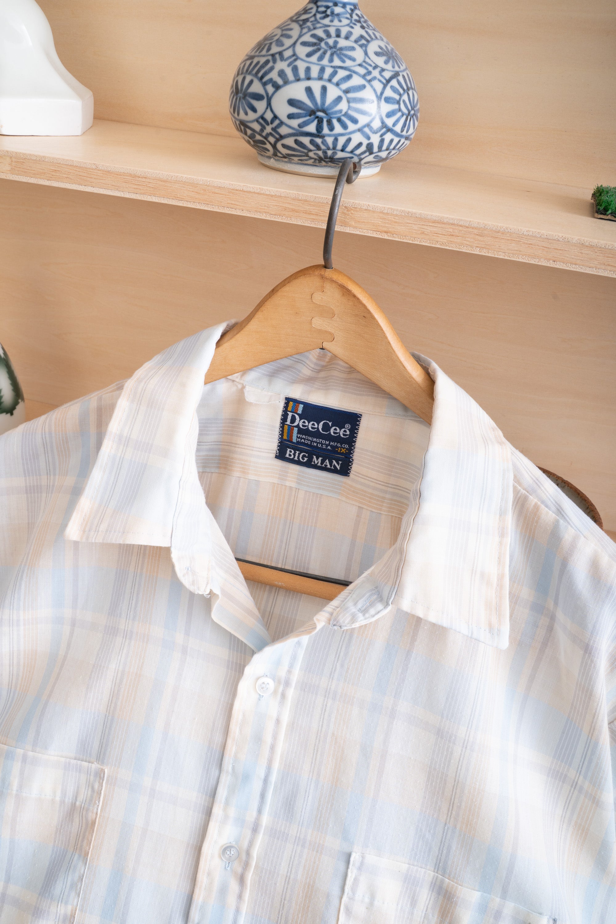 80~90S MADE IN USA DEE CEE CHECK SHIRT
